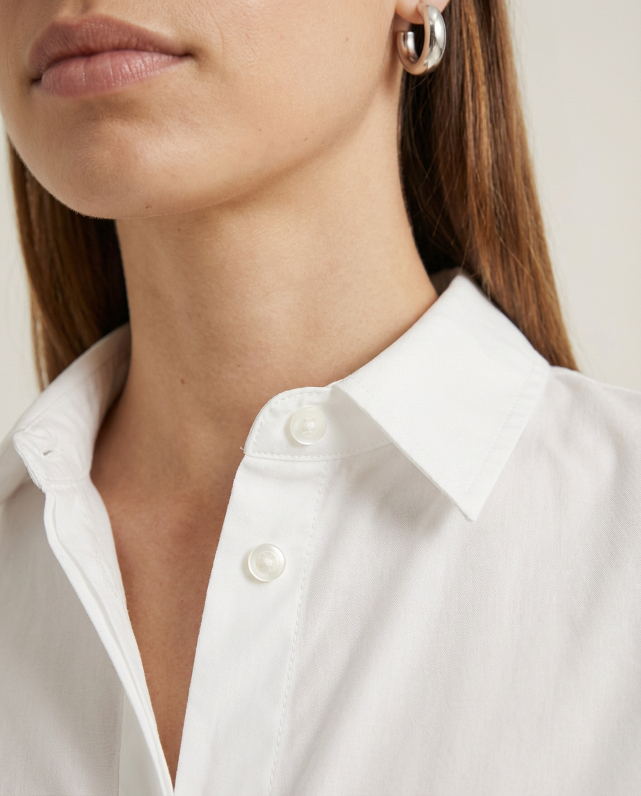 Ls Oversized Organic Poplin Shirt