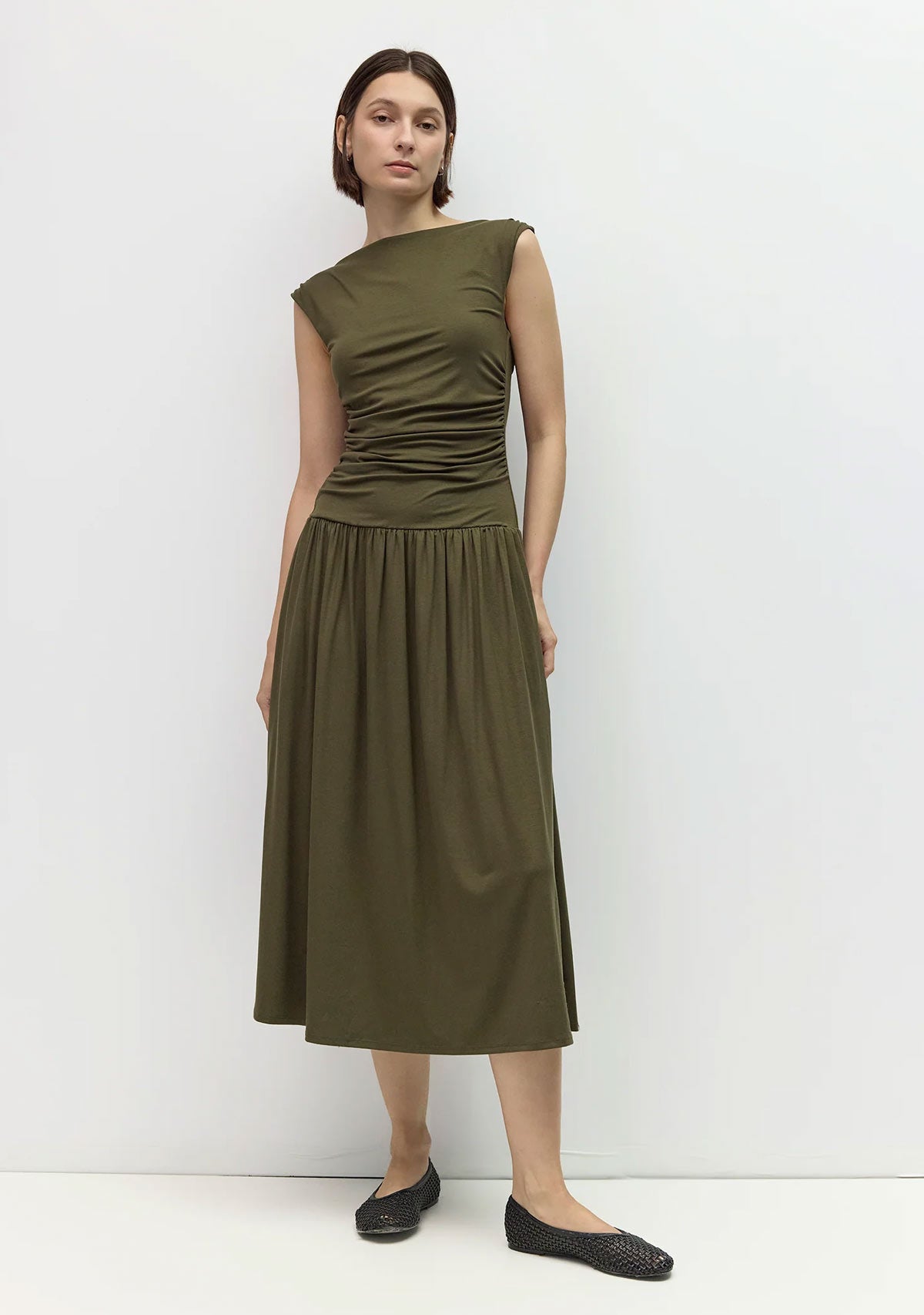 The Madilyn Dress Olive