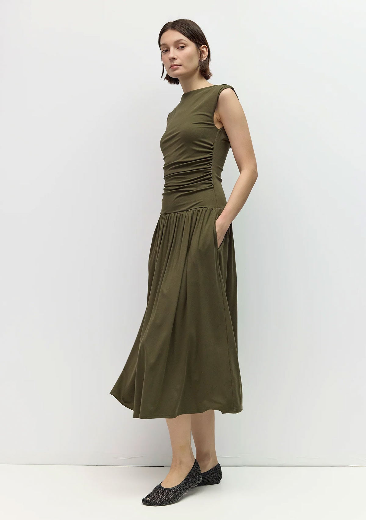 The Madilyn Dress Olive