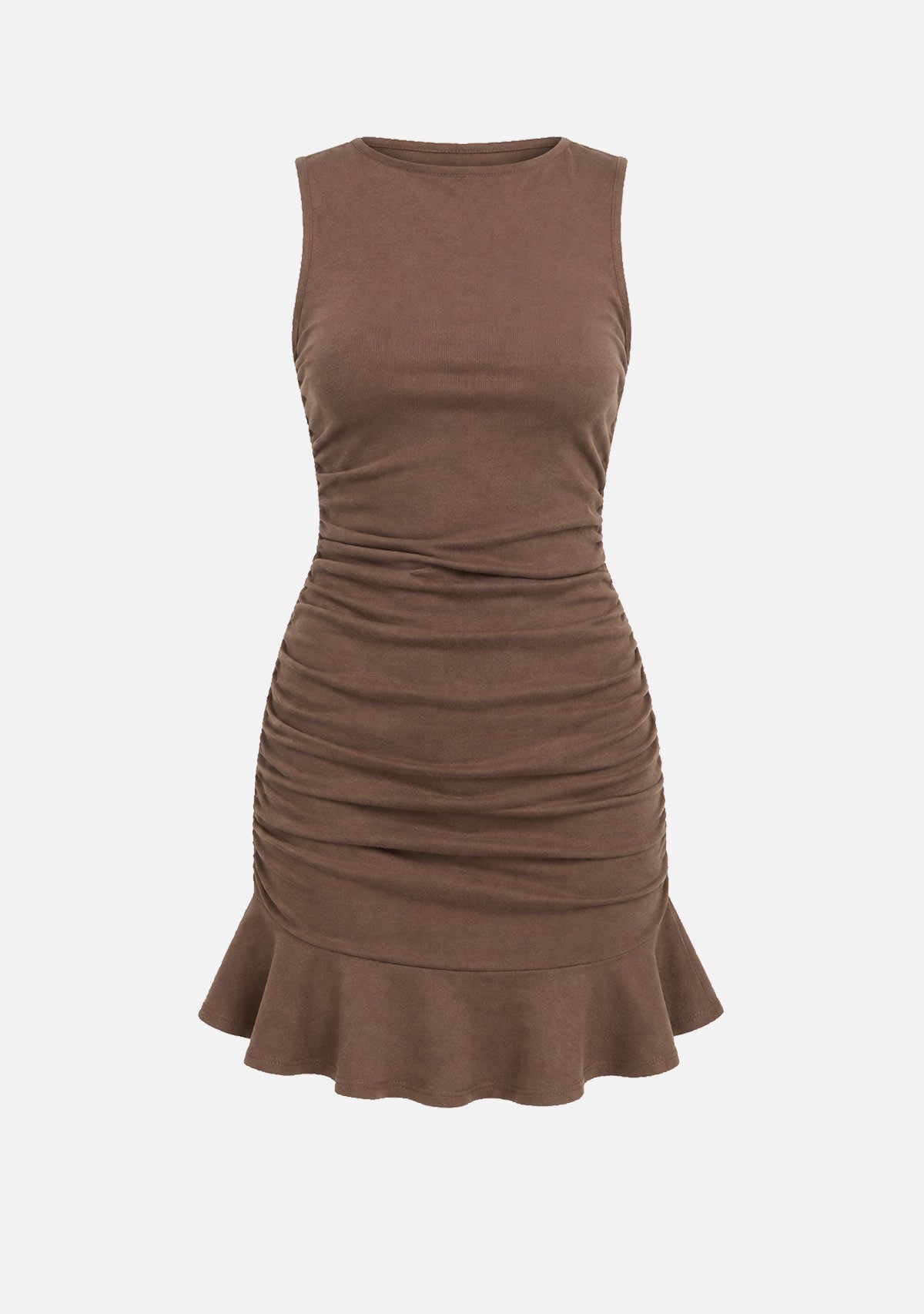 The Shelly Dress Brown