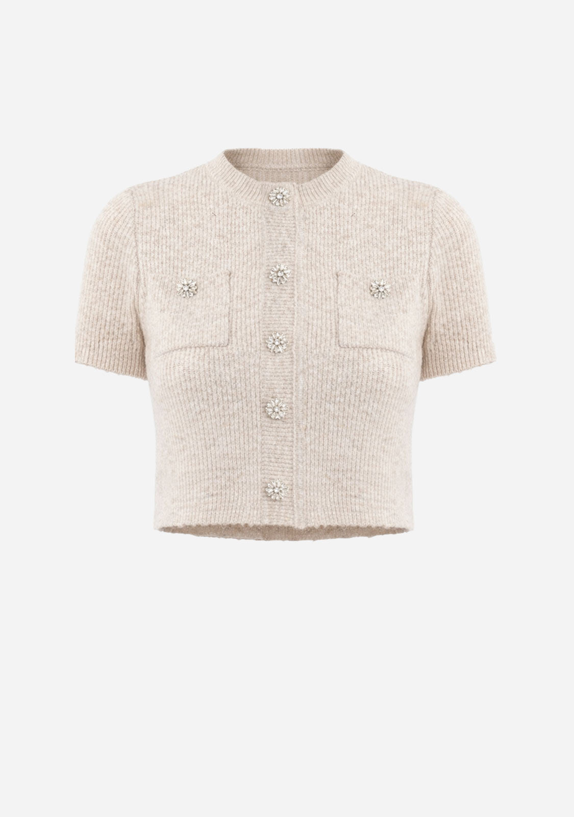 Button Front Sweater Top