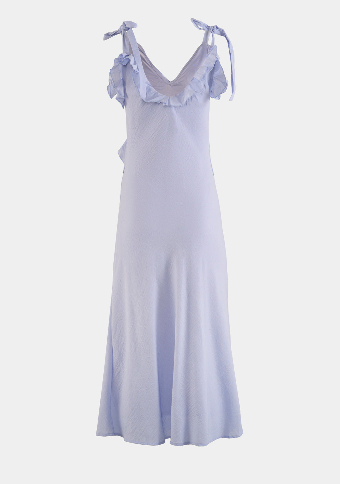 Sleeveless Ruffle Detailed Maxi Dress
