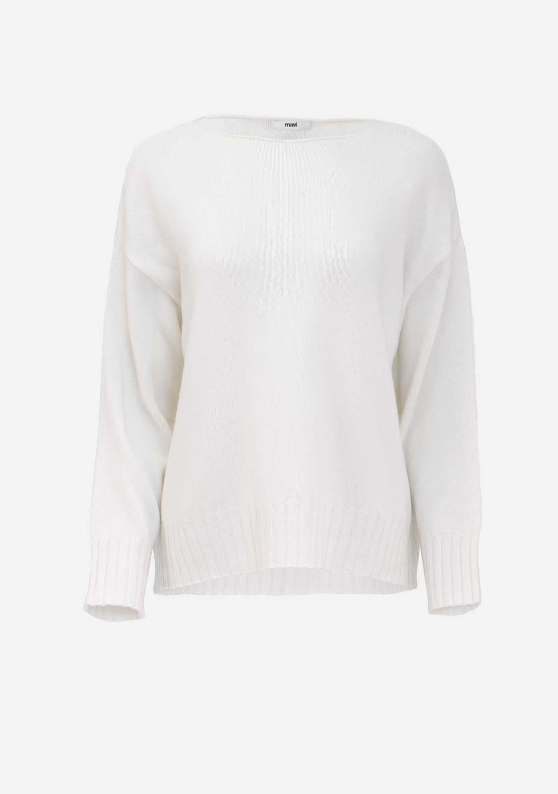 Crew Neck Sweater Antique White