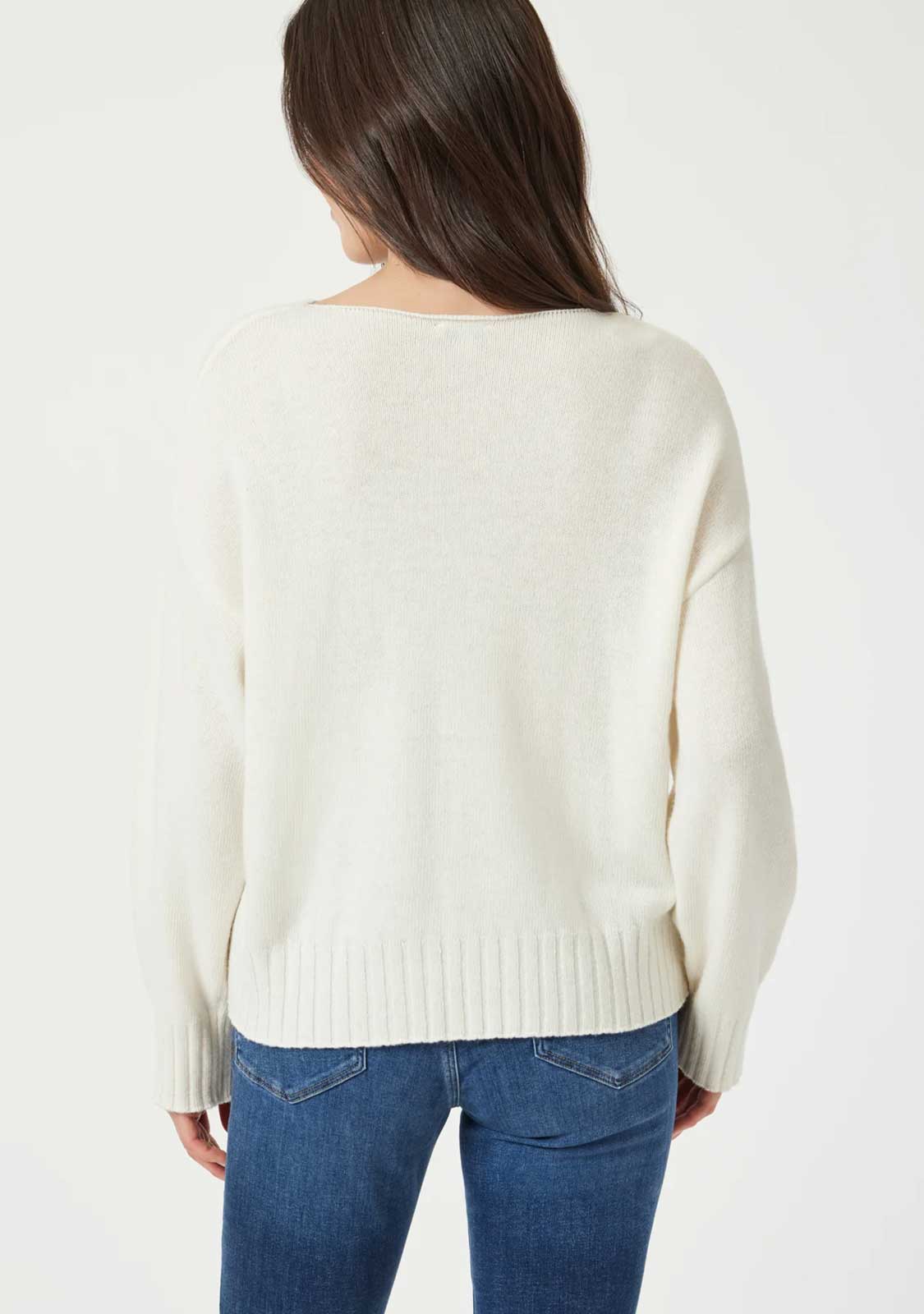 Crew Neck Sweater Antique White