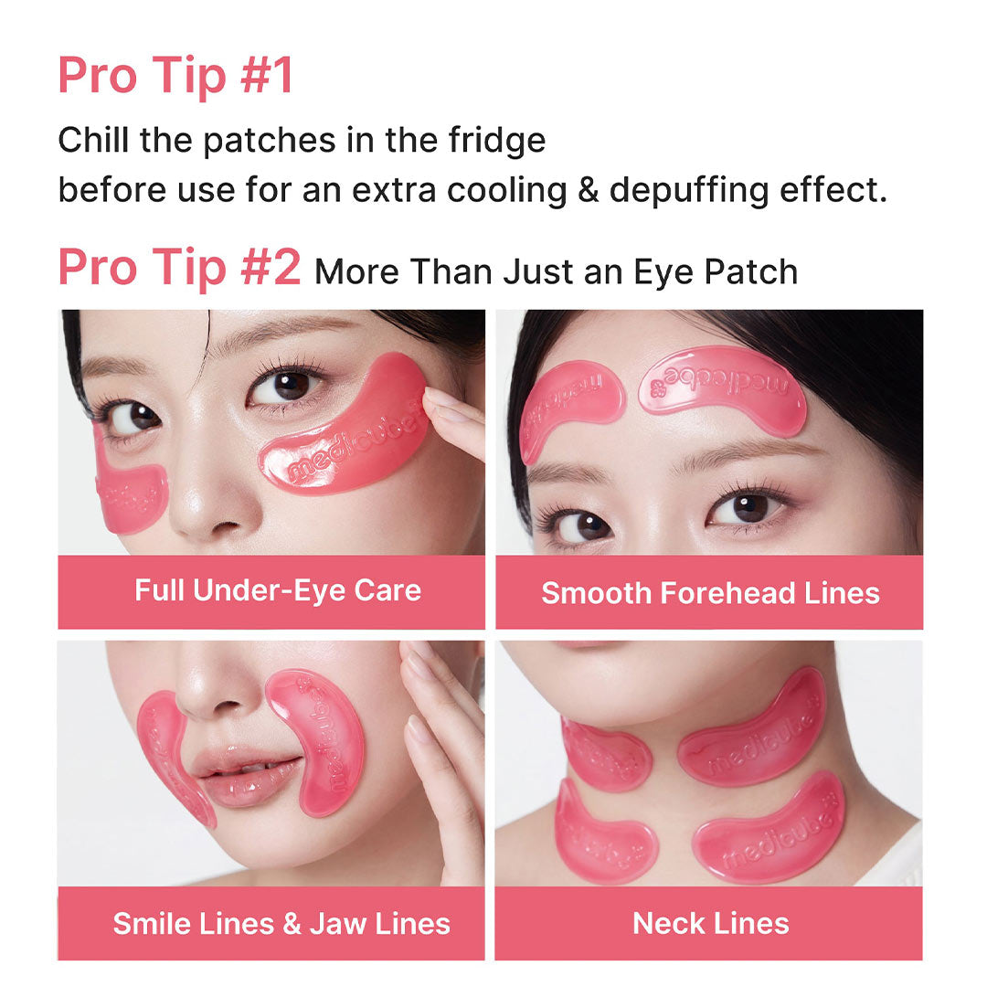 Medicube PDRN Pink Collagen Jelly Eye Mask