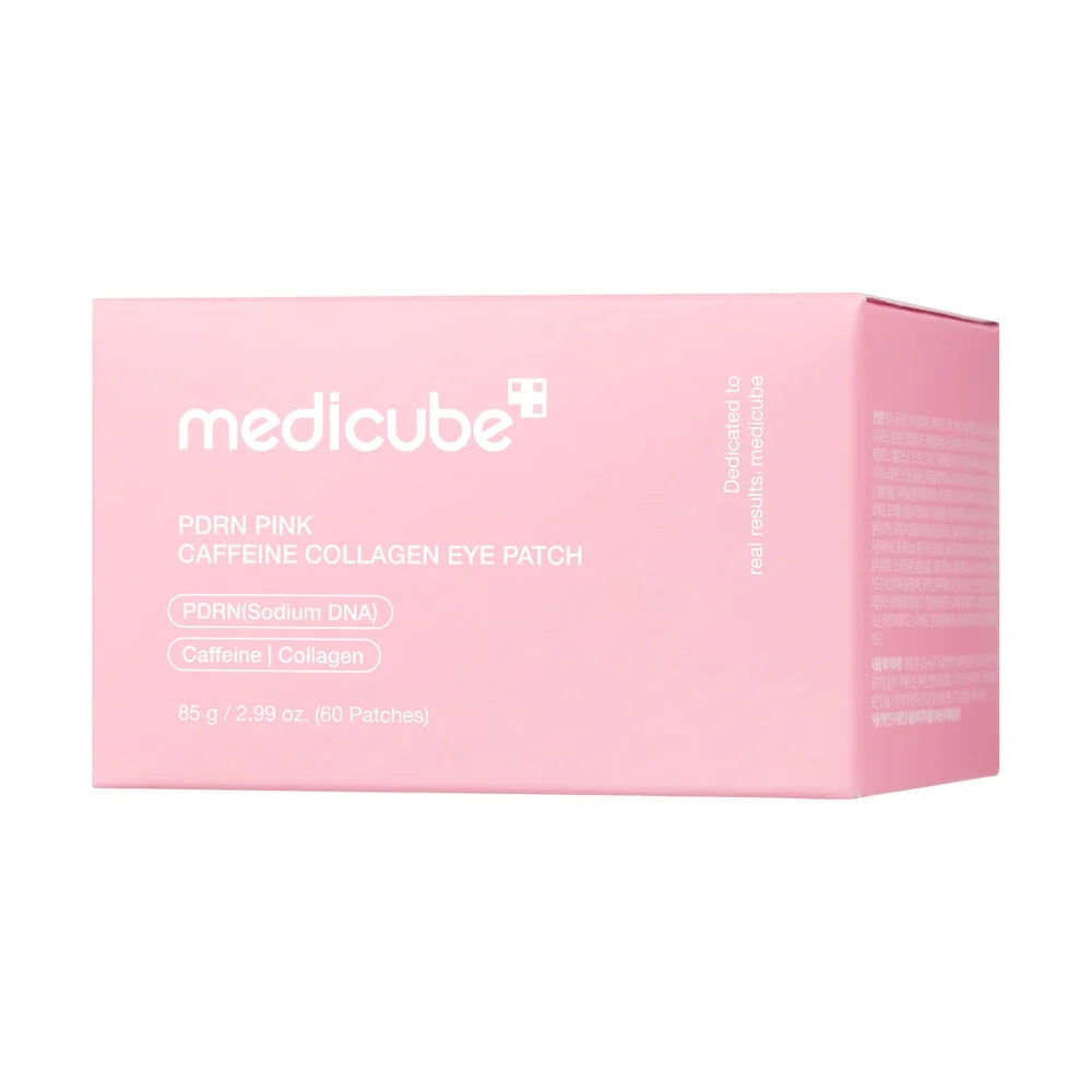 Medicube Pdrn Pink Caffeine Collagen Eye Patch 60pcs