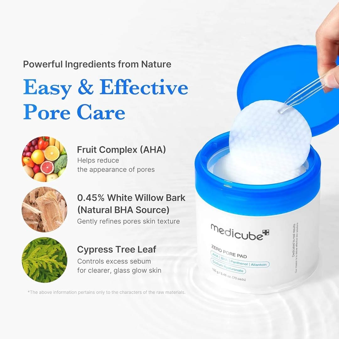 Medicube Toner Pads Zero Pore Coastside Skin