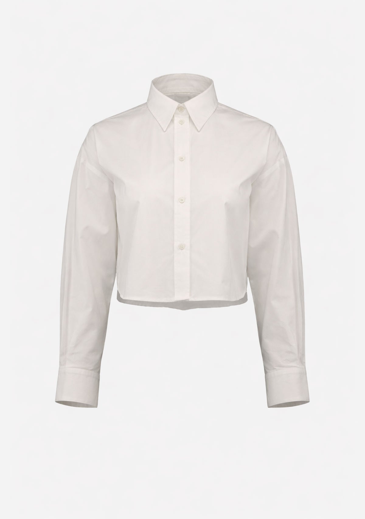 Cropped Button Down Shirt