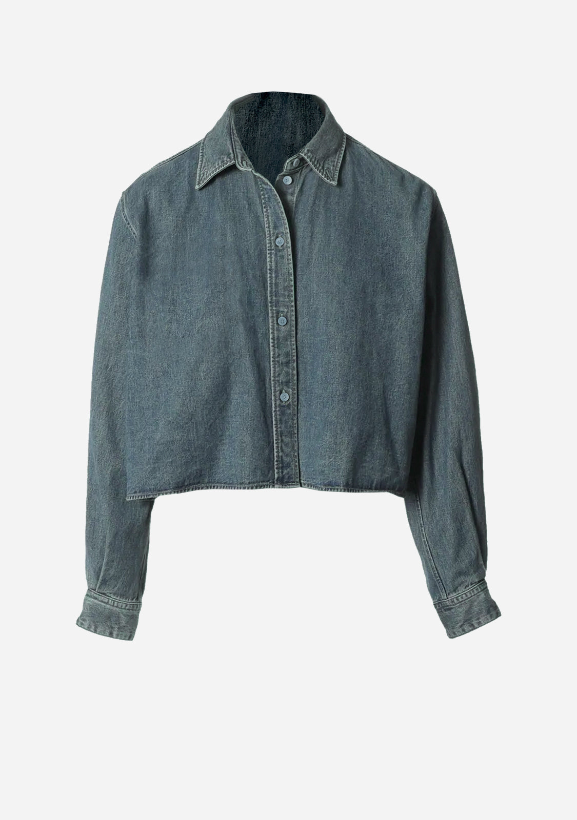 Buttondown Short Body Denim Shirt