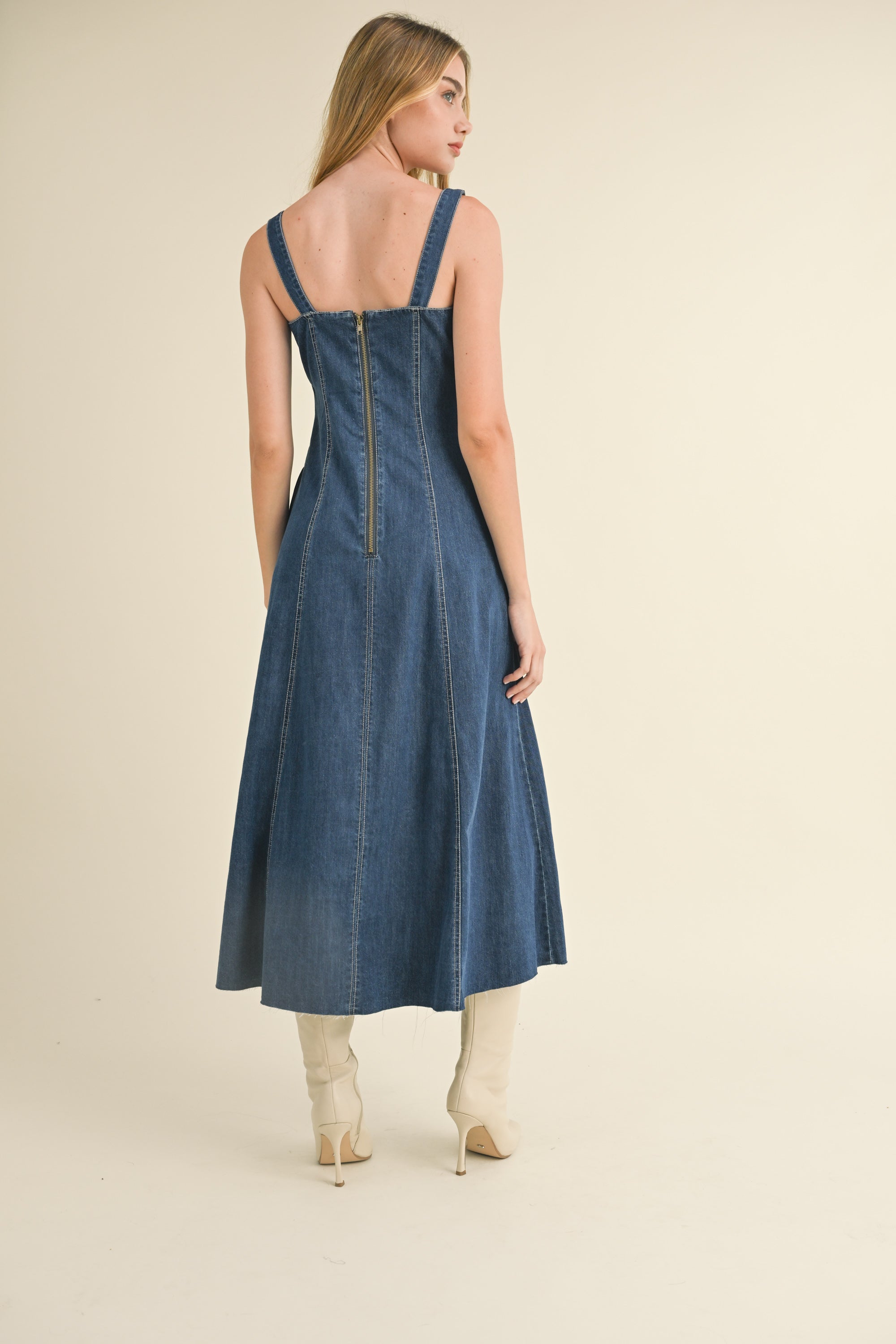 Dongeri dress outlet