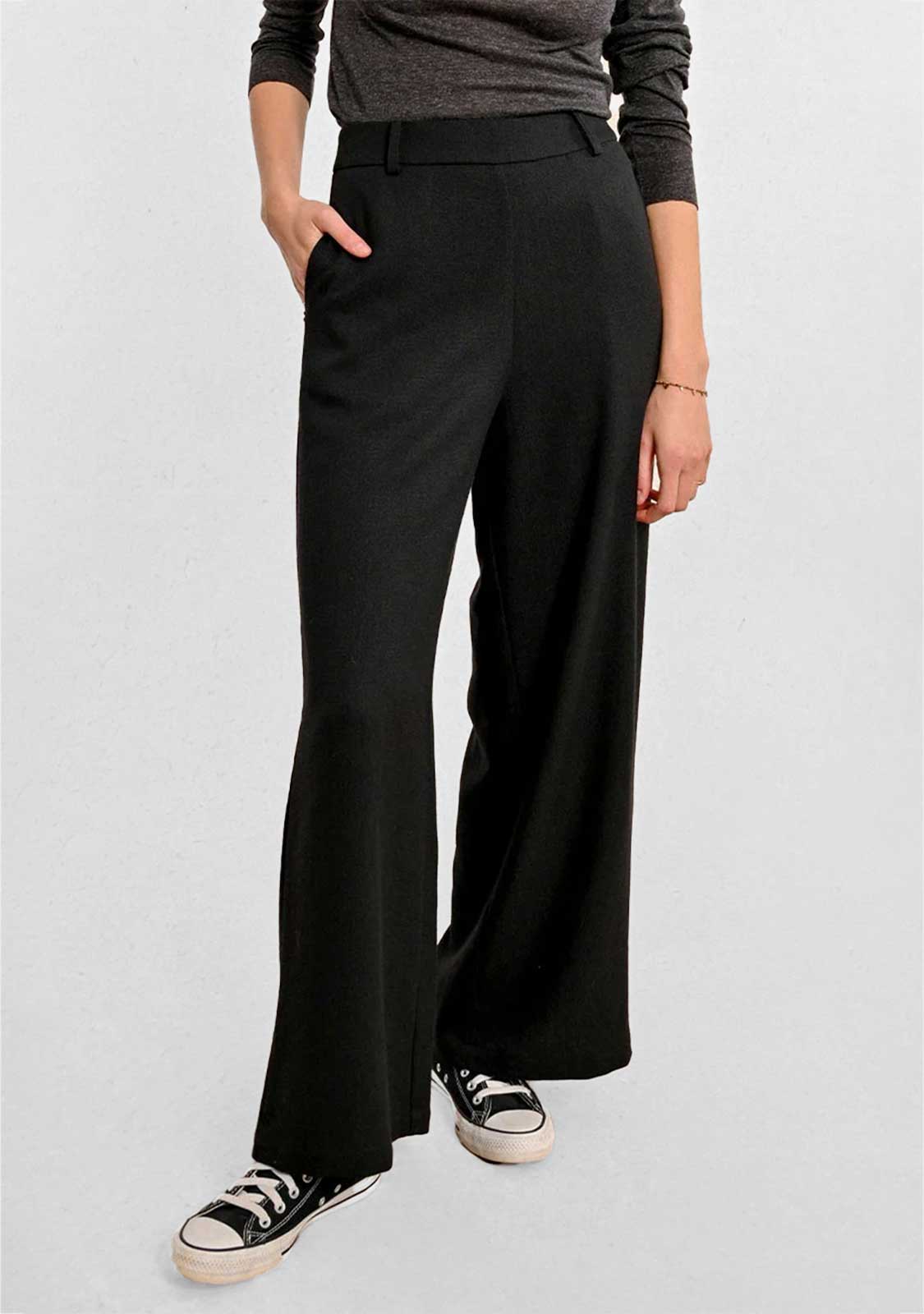 High Rise Wide Leg Pants