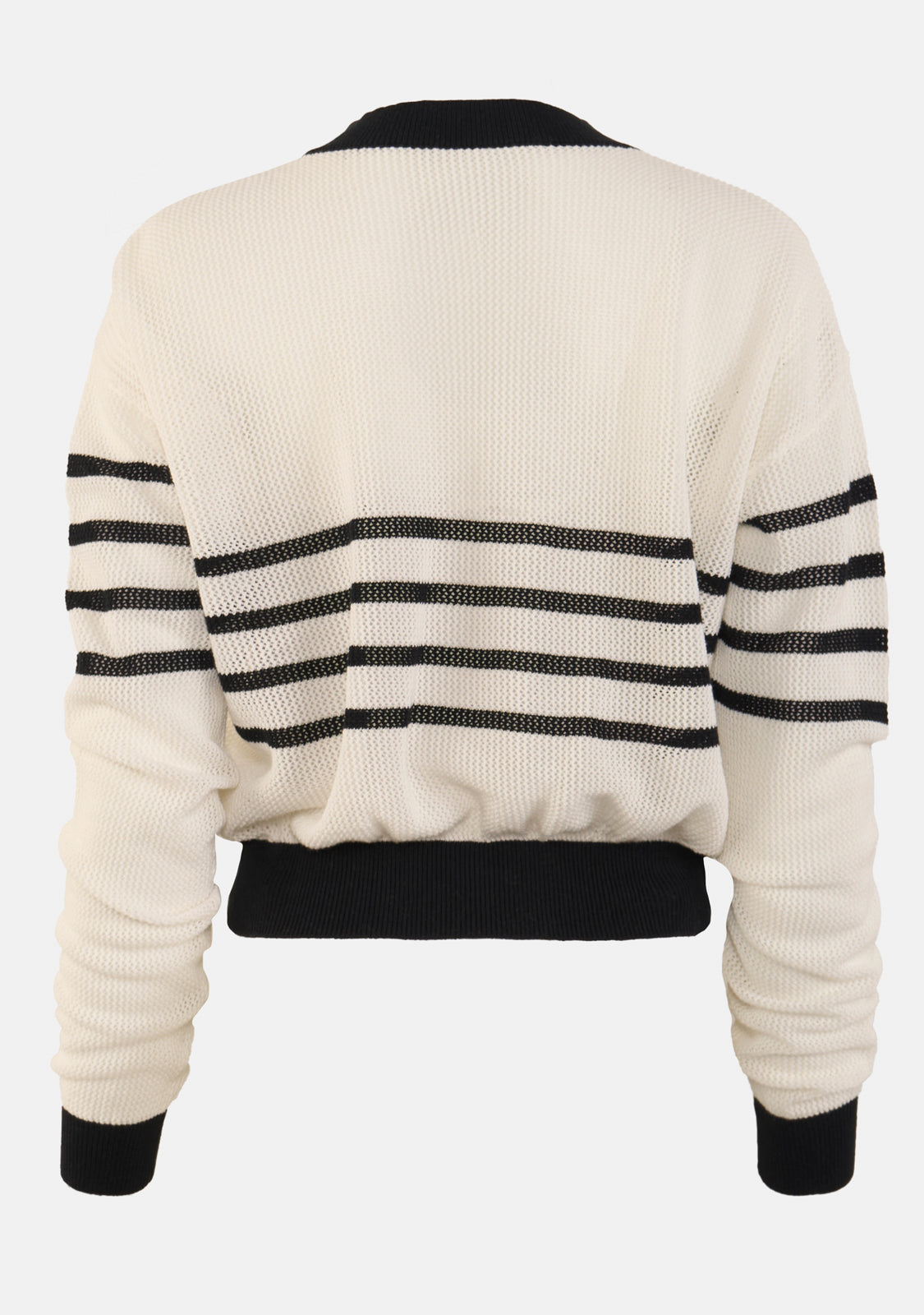 Retro Stripe Pullover Knit Sweater