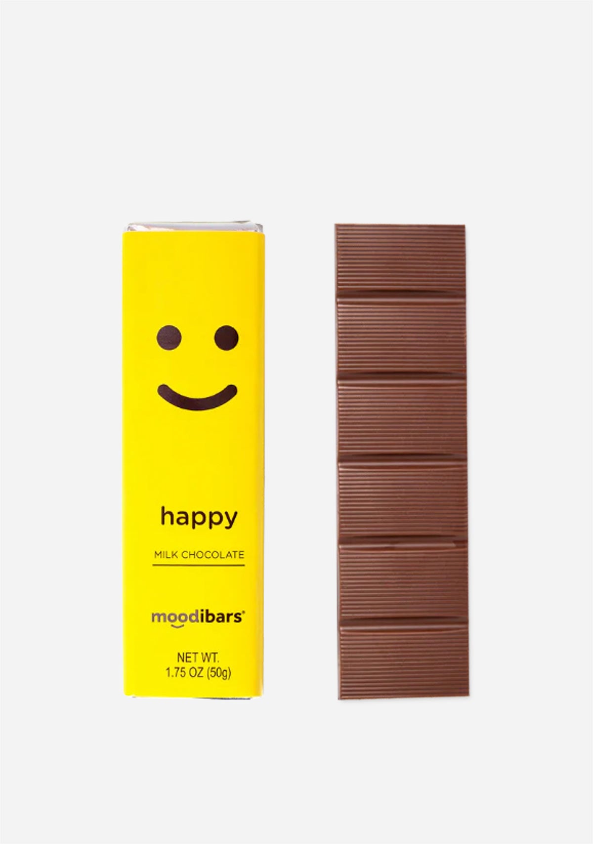 Moodibars HAPPY 32% fine Milk Chocolate Bar 1.75oz