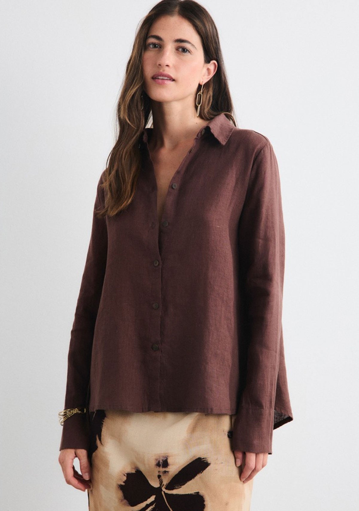 Aurora Blouse Brown