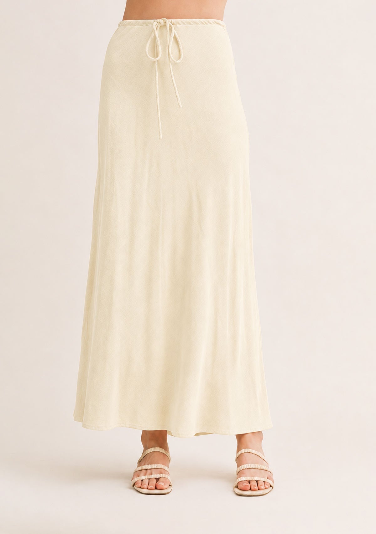 Drawstring Waist Skirt