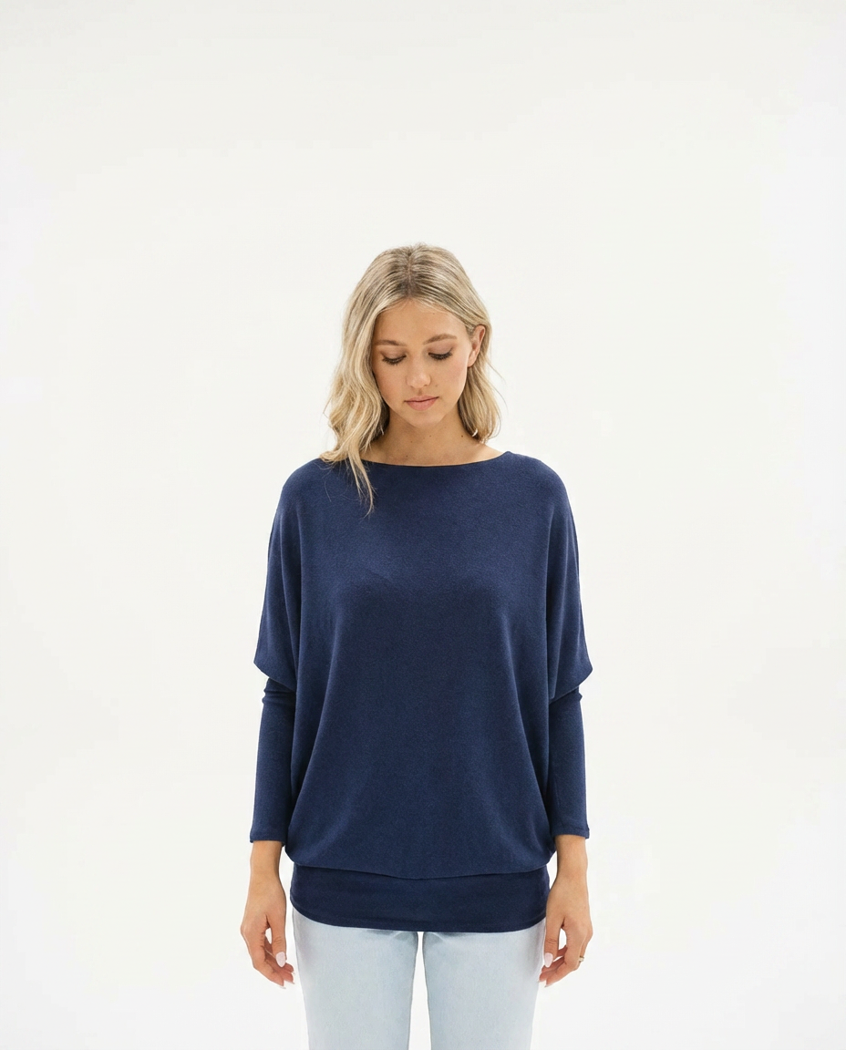 Off Shoulder Dolman Slv Tunic