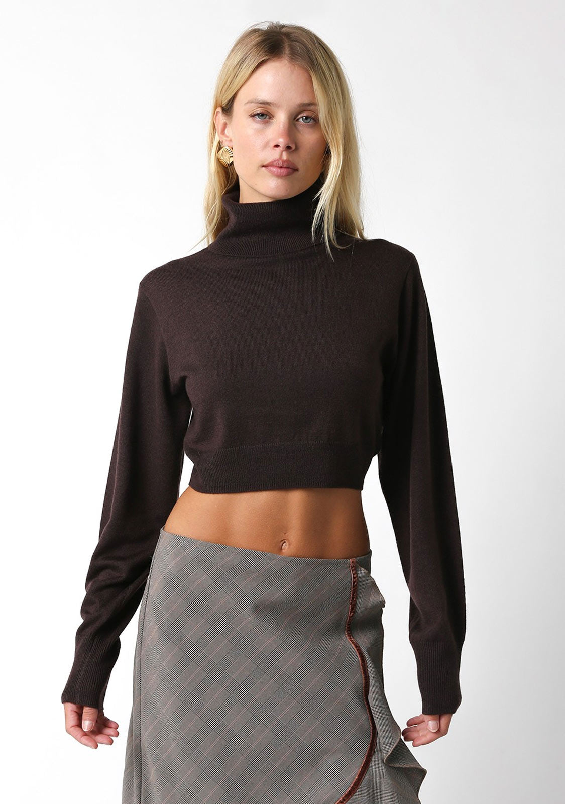 Cropped Turtleneck Sweater The Latest Scoop