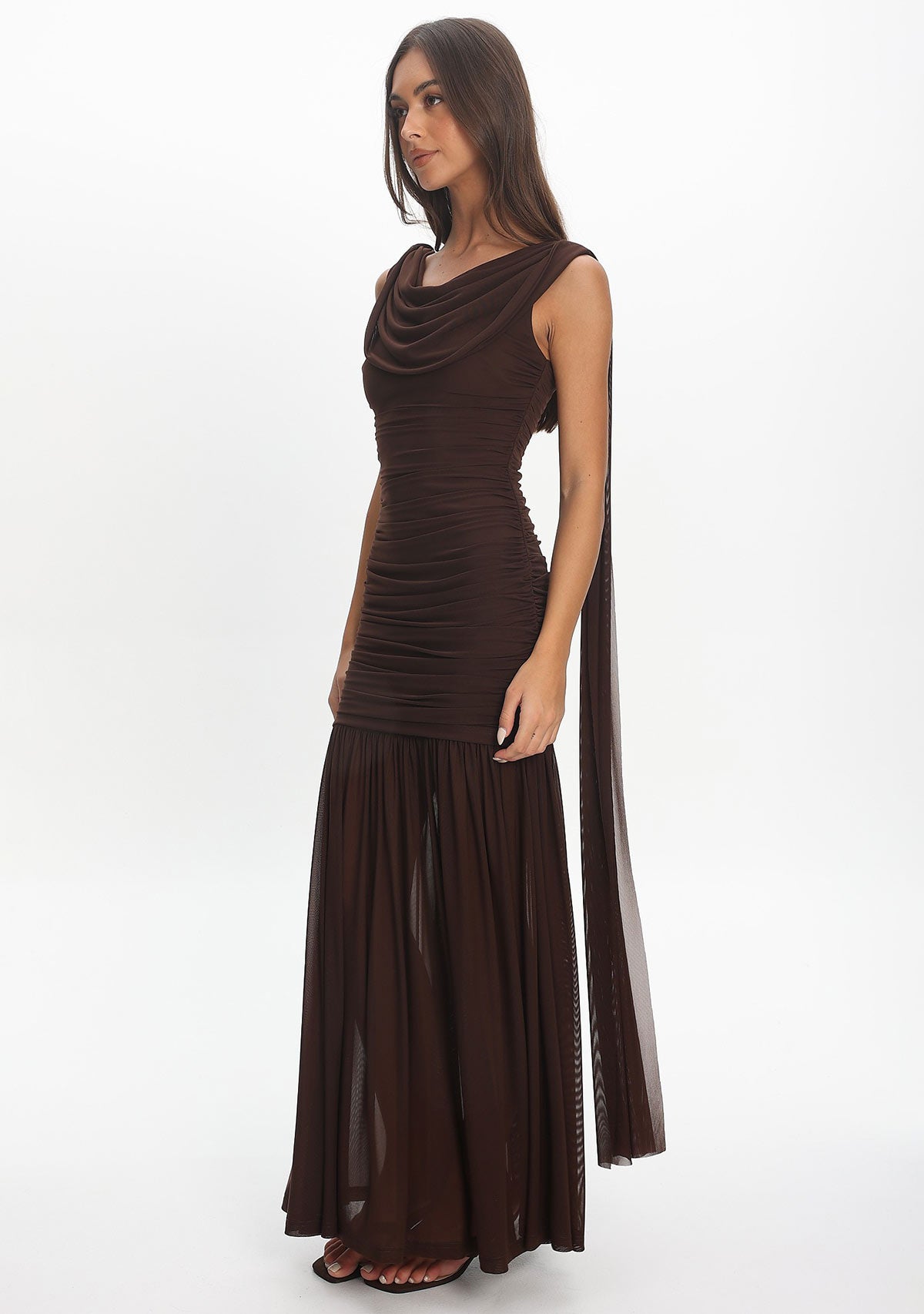 The Celia Dress Chocolate