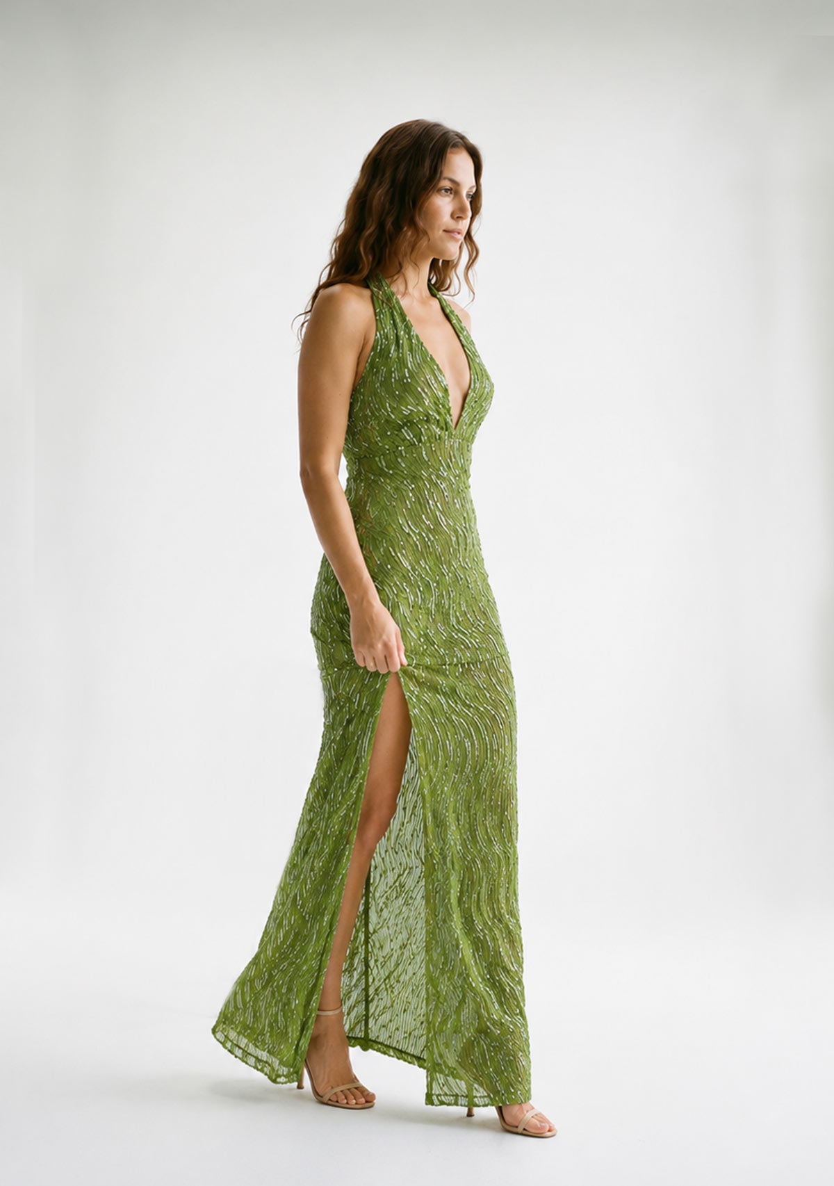 The Solara Dress Green