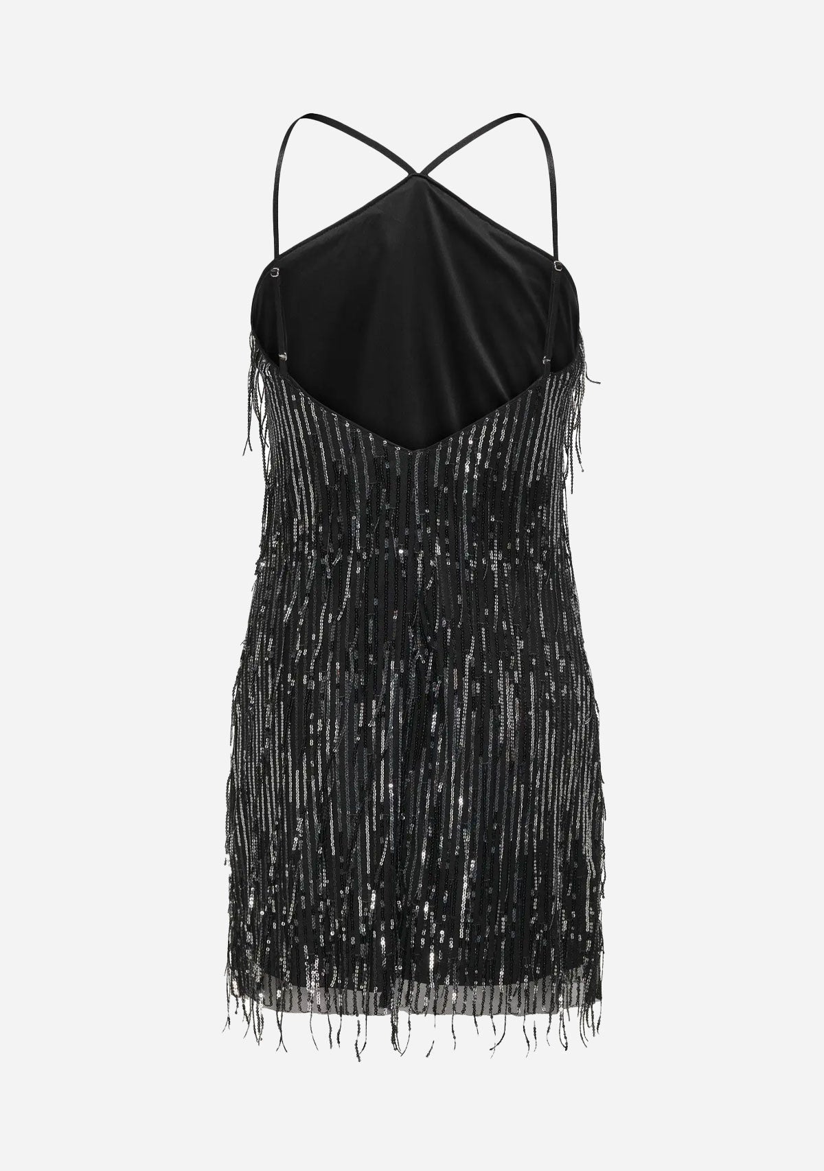 ONLspacy Sl Halterneck Sequins Dress Wvn Black