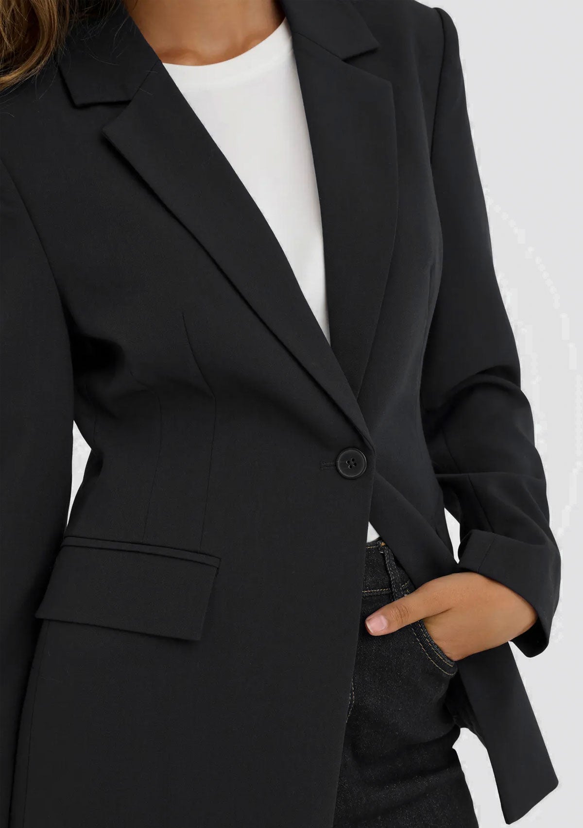 ONLraven Life L/S Hourglass Blazer Tlr Black