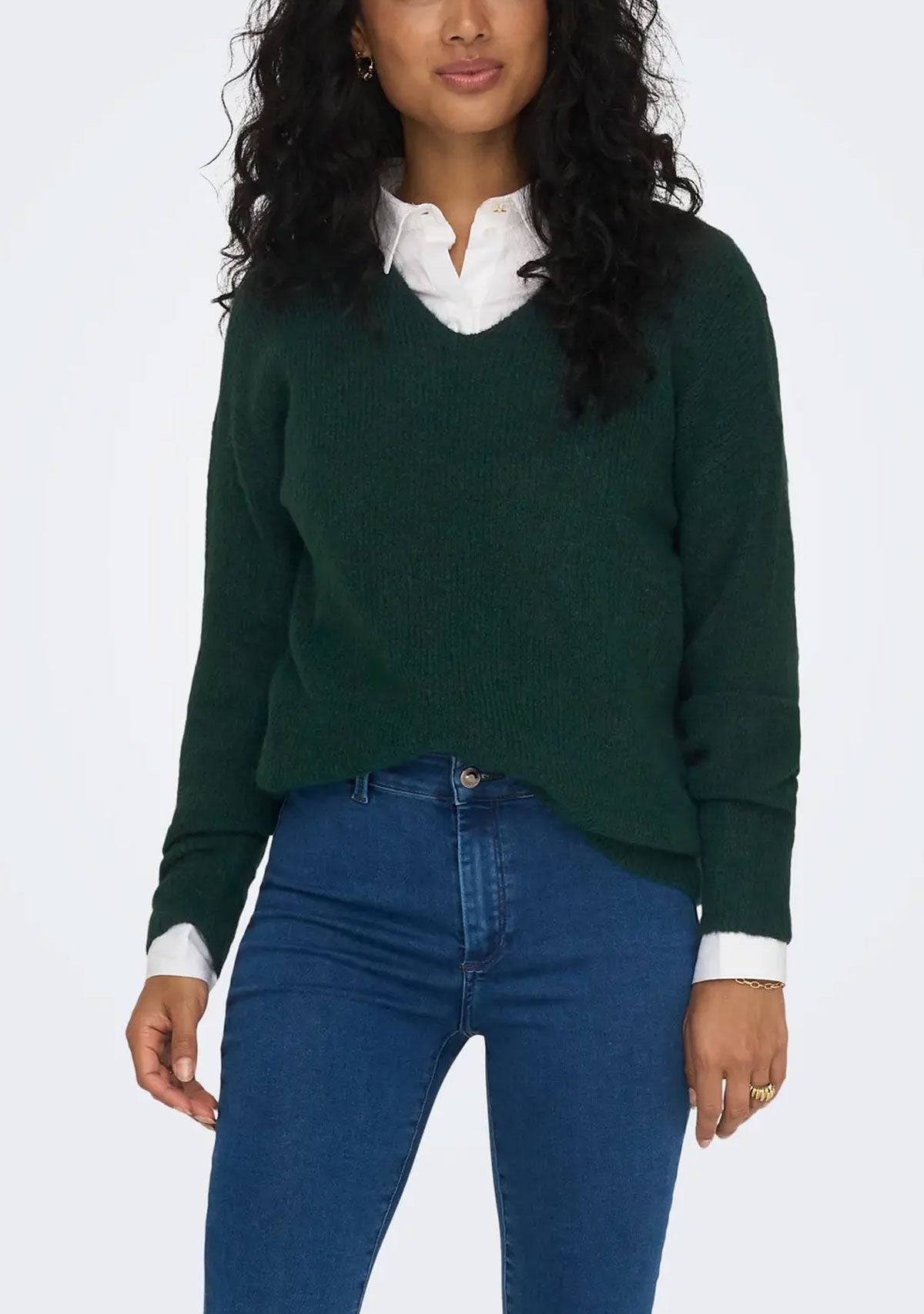 Onlcamilla V-Neck L/S Pullover Knt