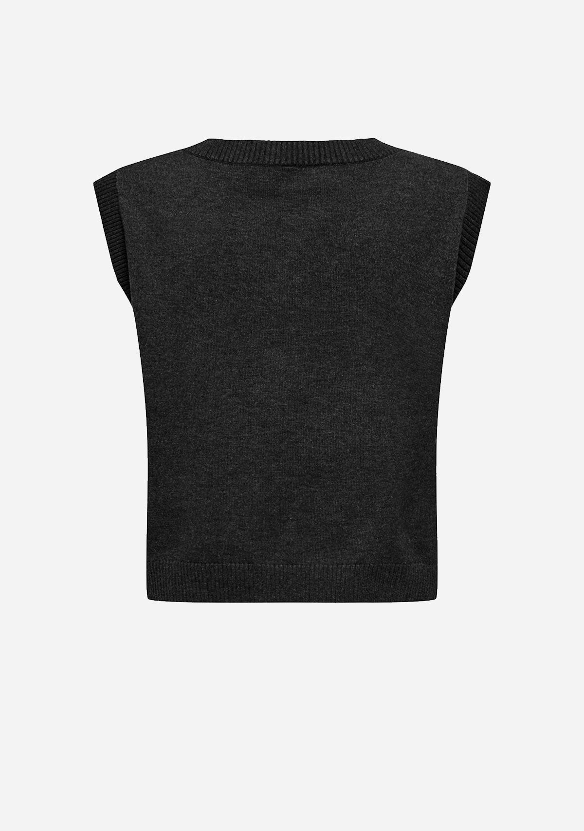 Onlcoco Life Sl Vneck Vest Cc Knt Black