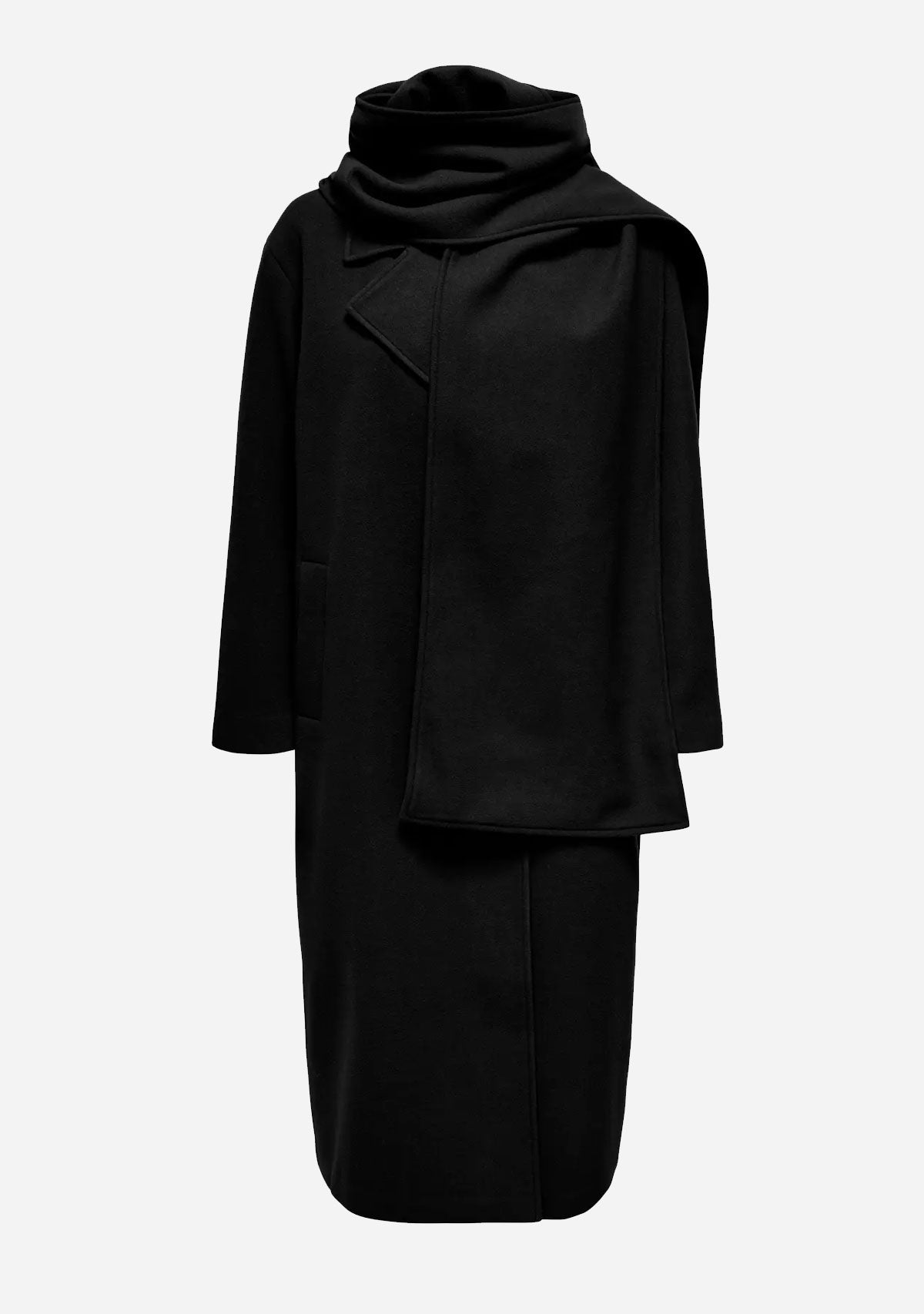 Onlelba Life Scarf Coat Cc Otw Black w. Rose Lining
