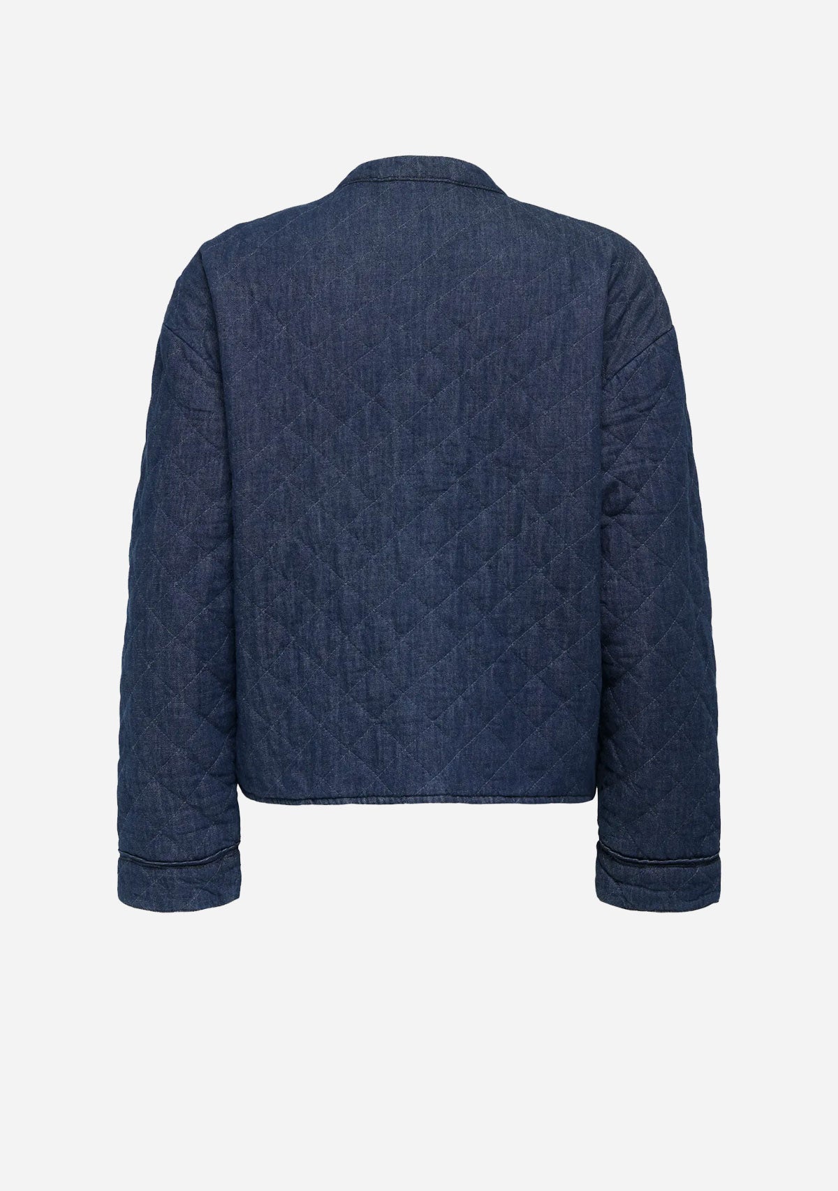 Onlhallie Quilted Dnm Jacket Akm Noos Dark Blue Denim