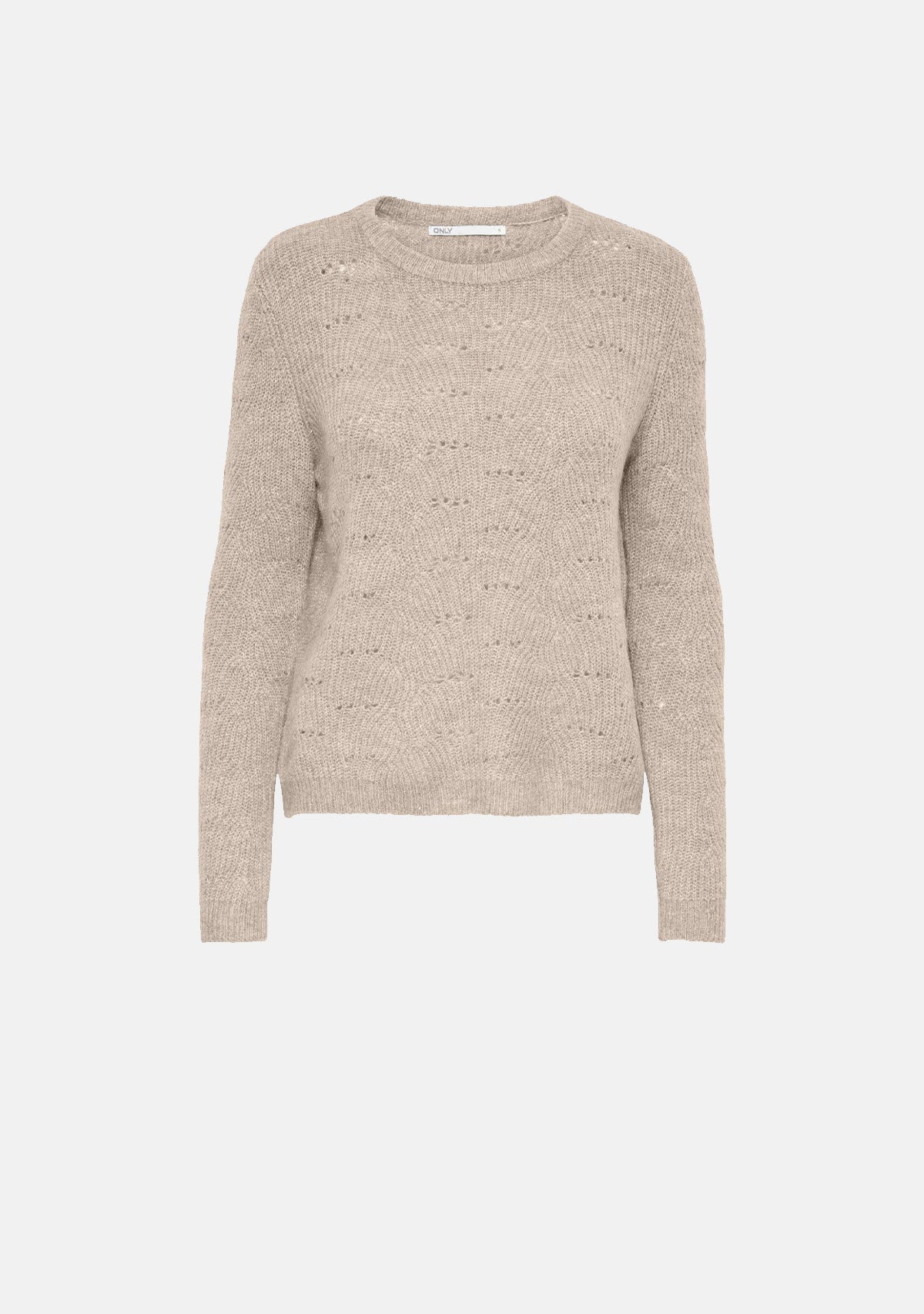 Onllolli L/S Pullover Knt Noos Taupe Grey