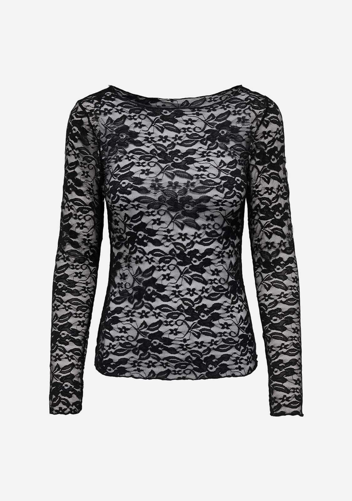 ONL Slay L/S Lace Top