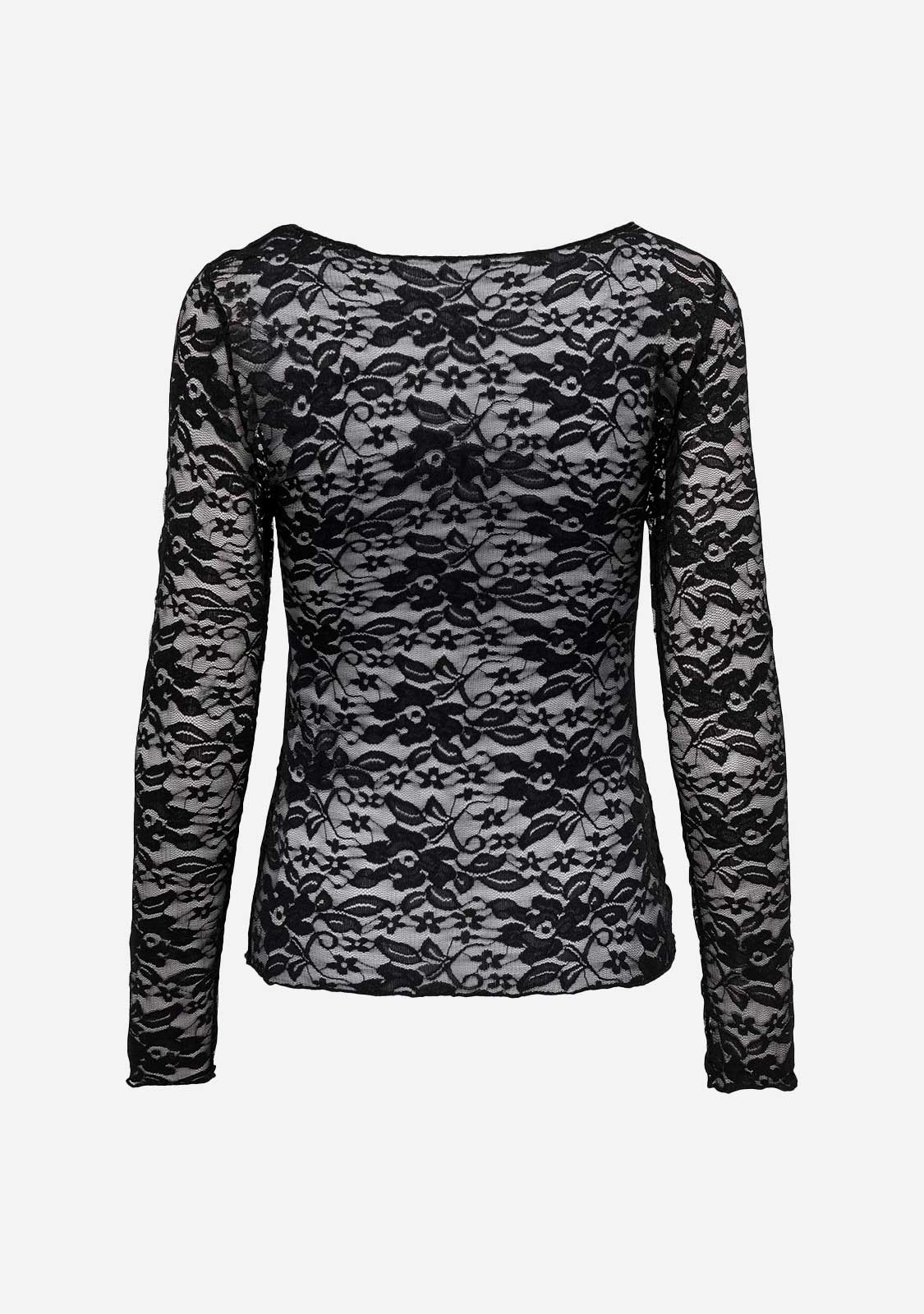 ONL Slay L/S Lace Top