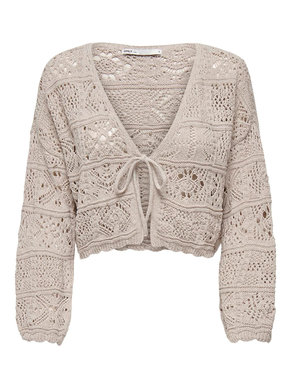 ONL Beach Life Knit Cardigan Cloud Dancer