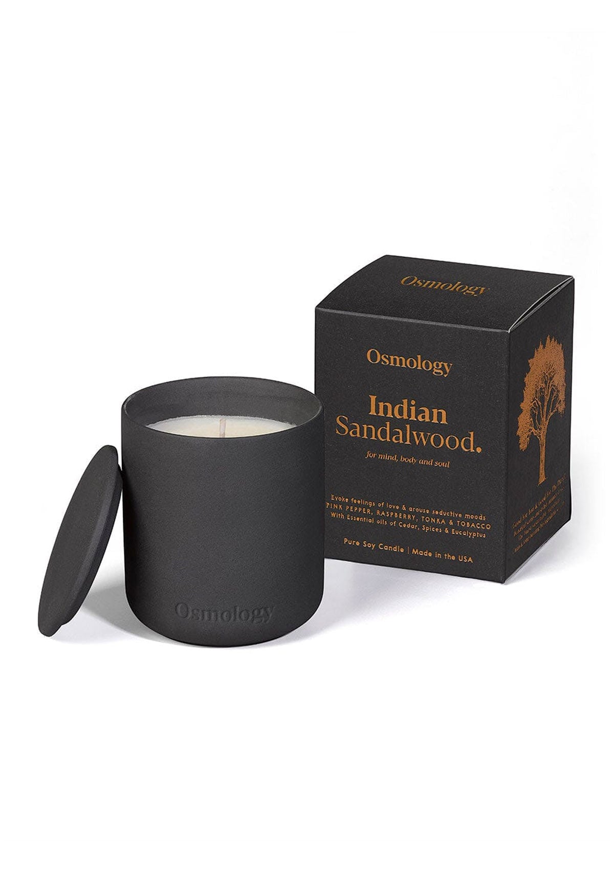 Indian Sandalwood Ceramic Candle