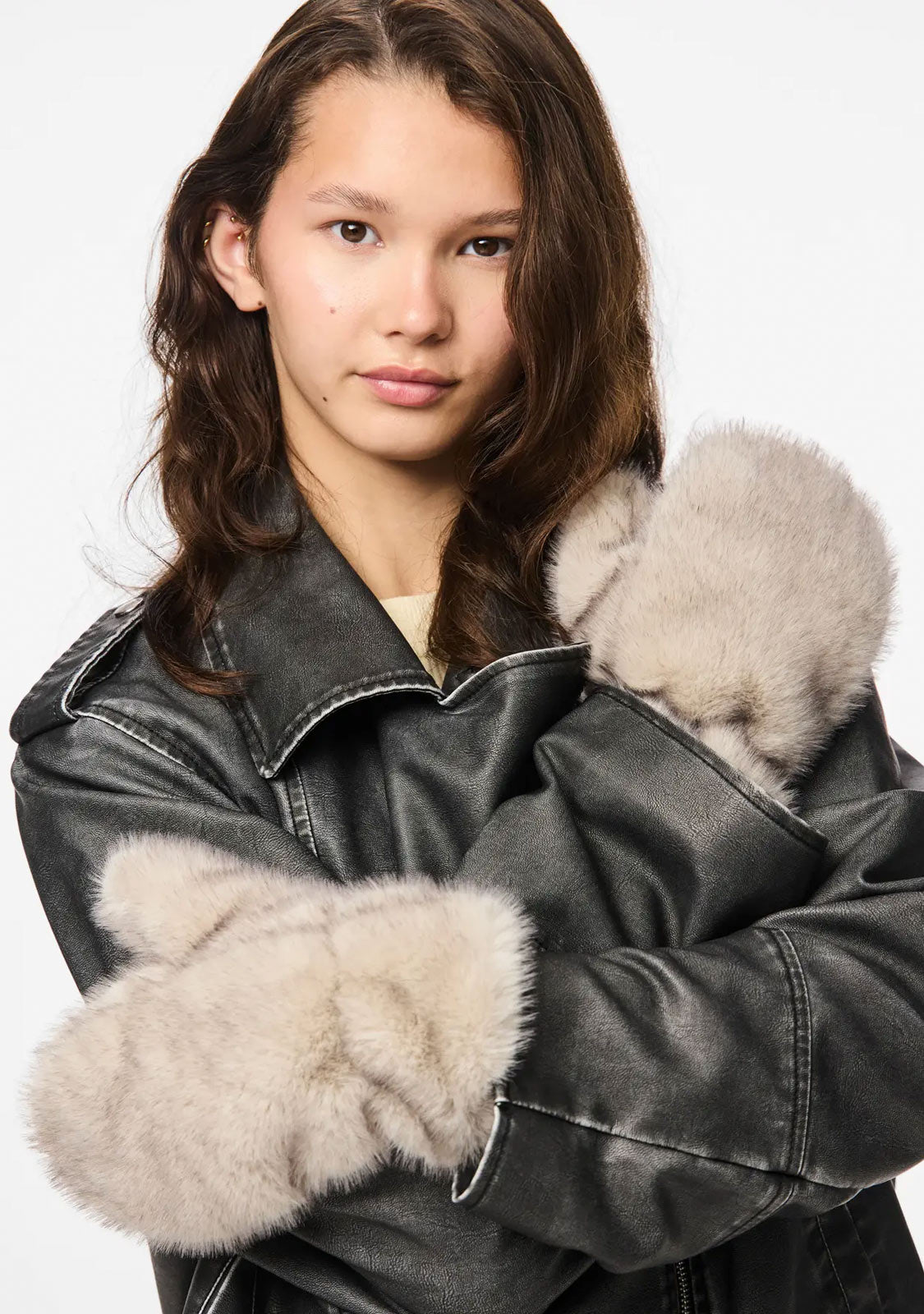 PCJutlandia Mittens Greige