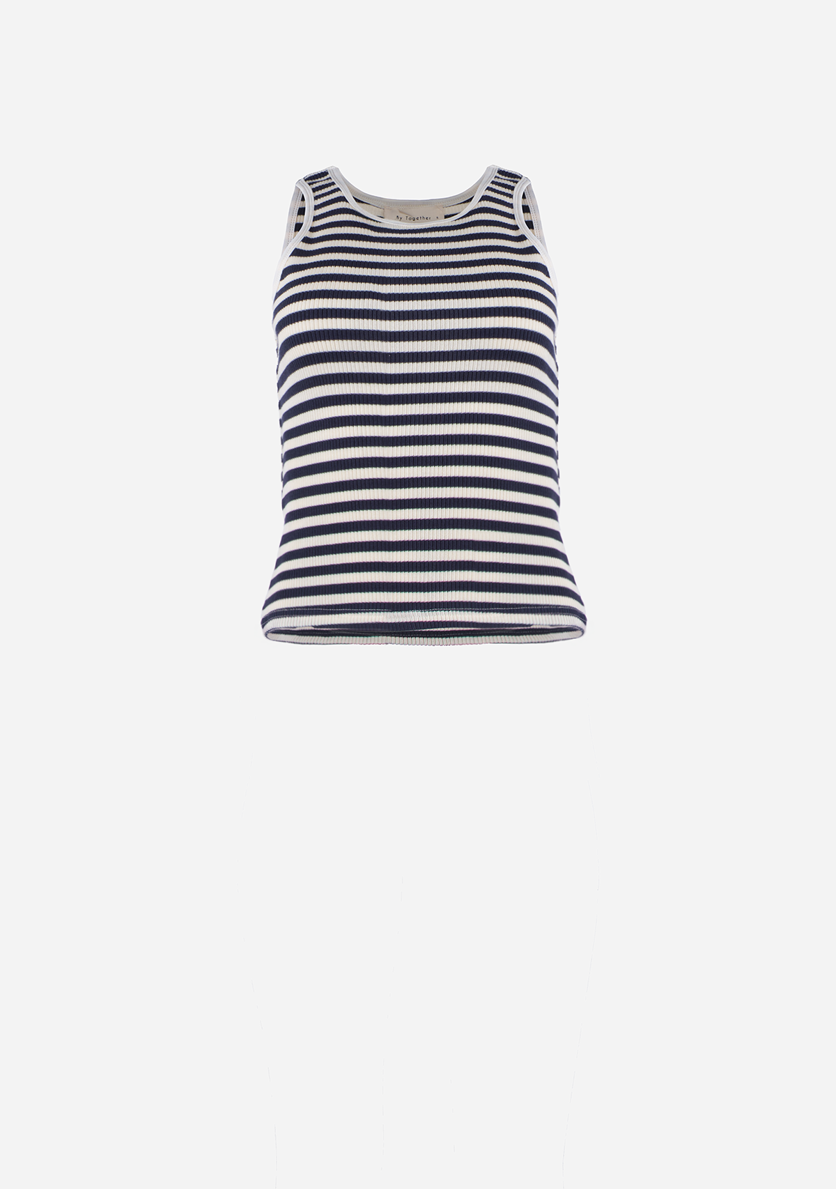 Deuce Striped Tank Navy Cream