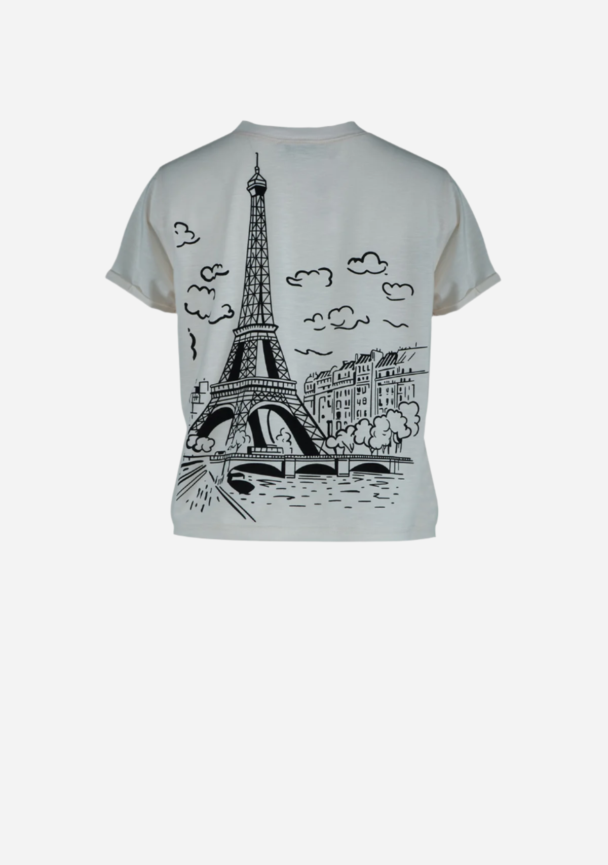 Everyday Chic Graphic T-Shirt Ecru