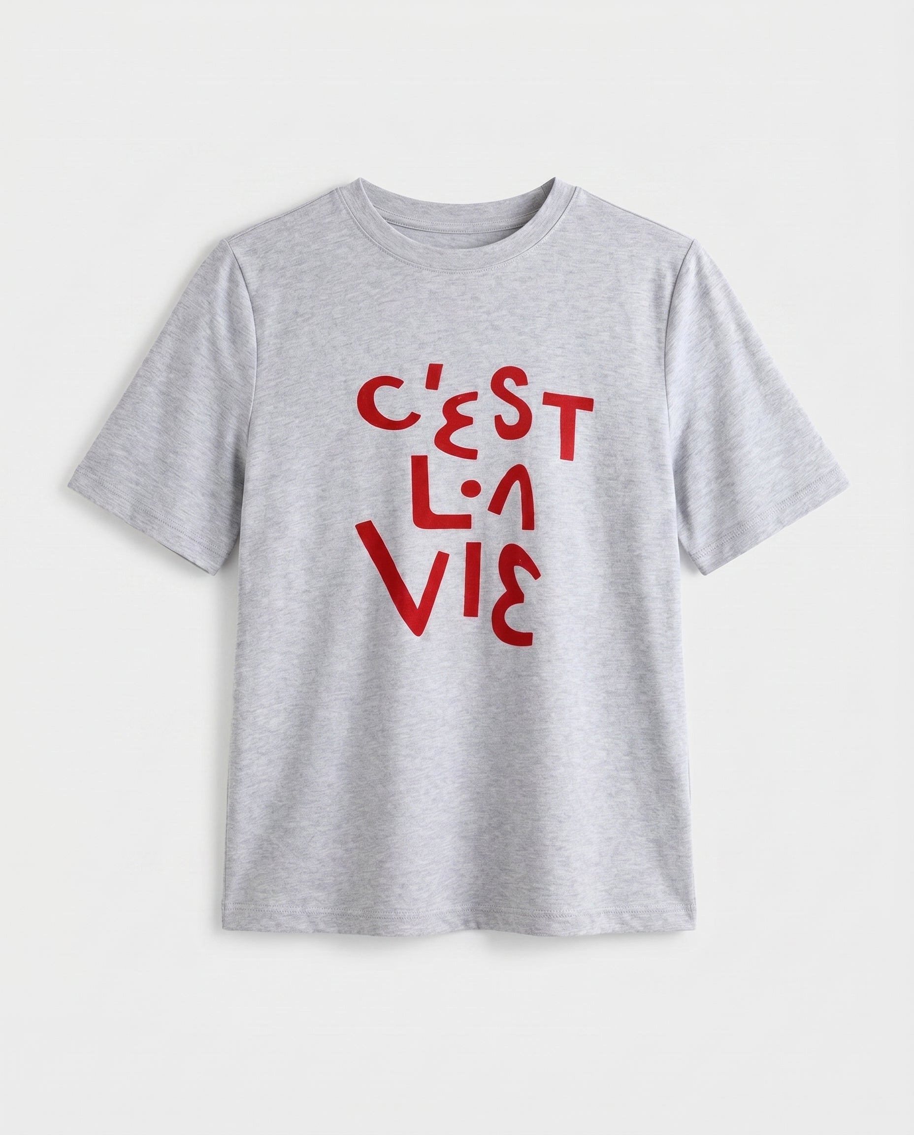 Statement Graphic Tee Gray