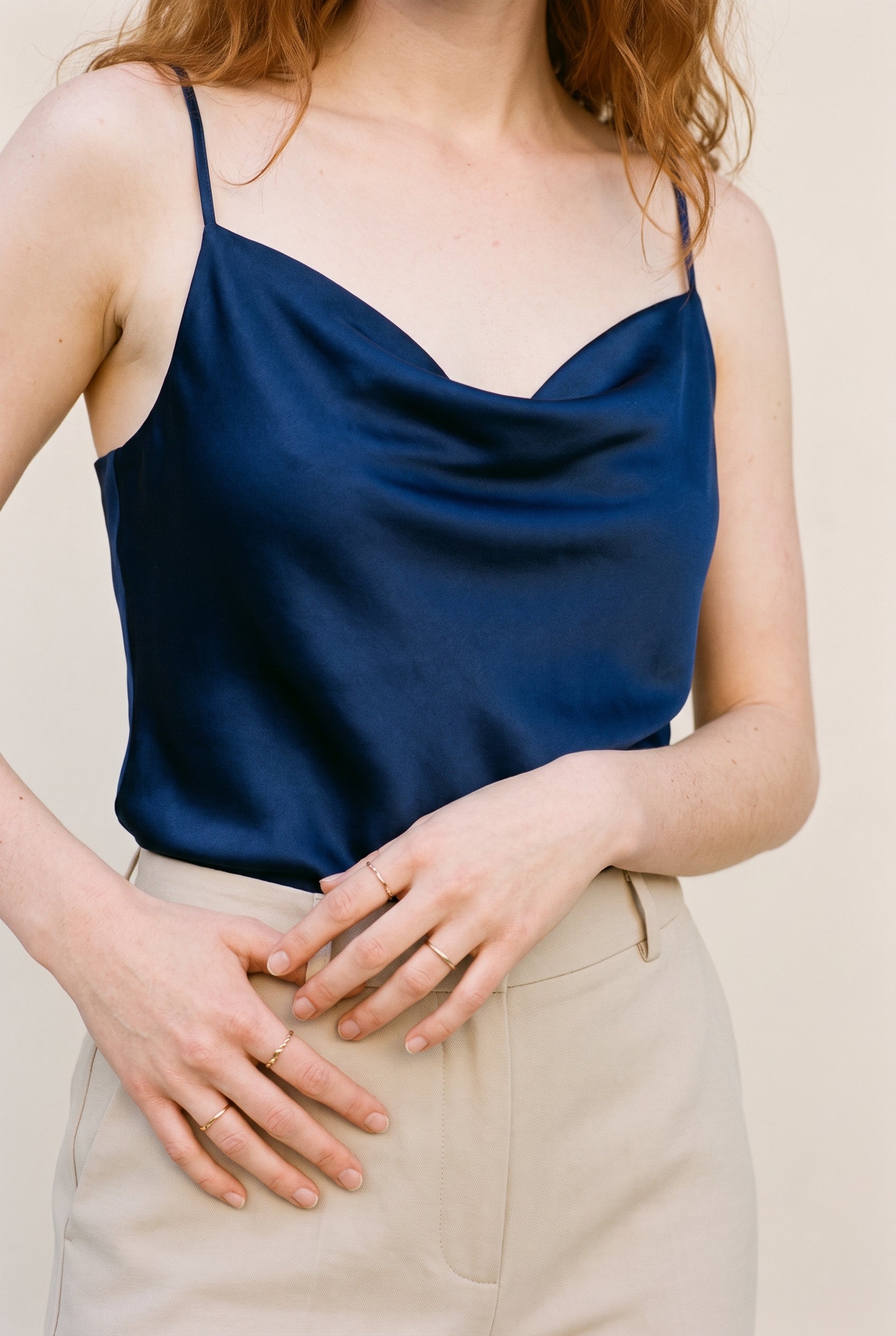 The Mari Satin Tank