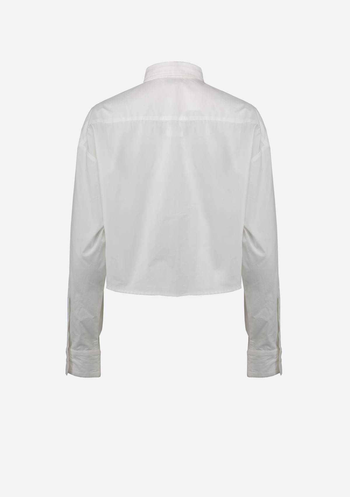 Cropped Button Down Shirt