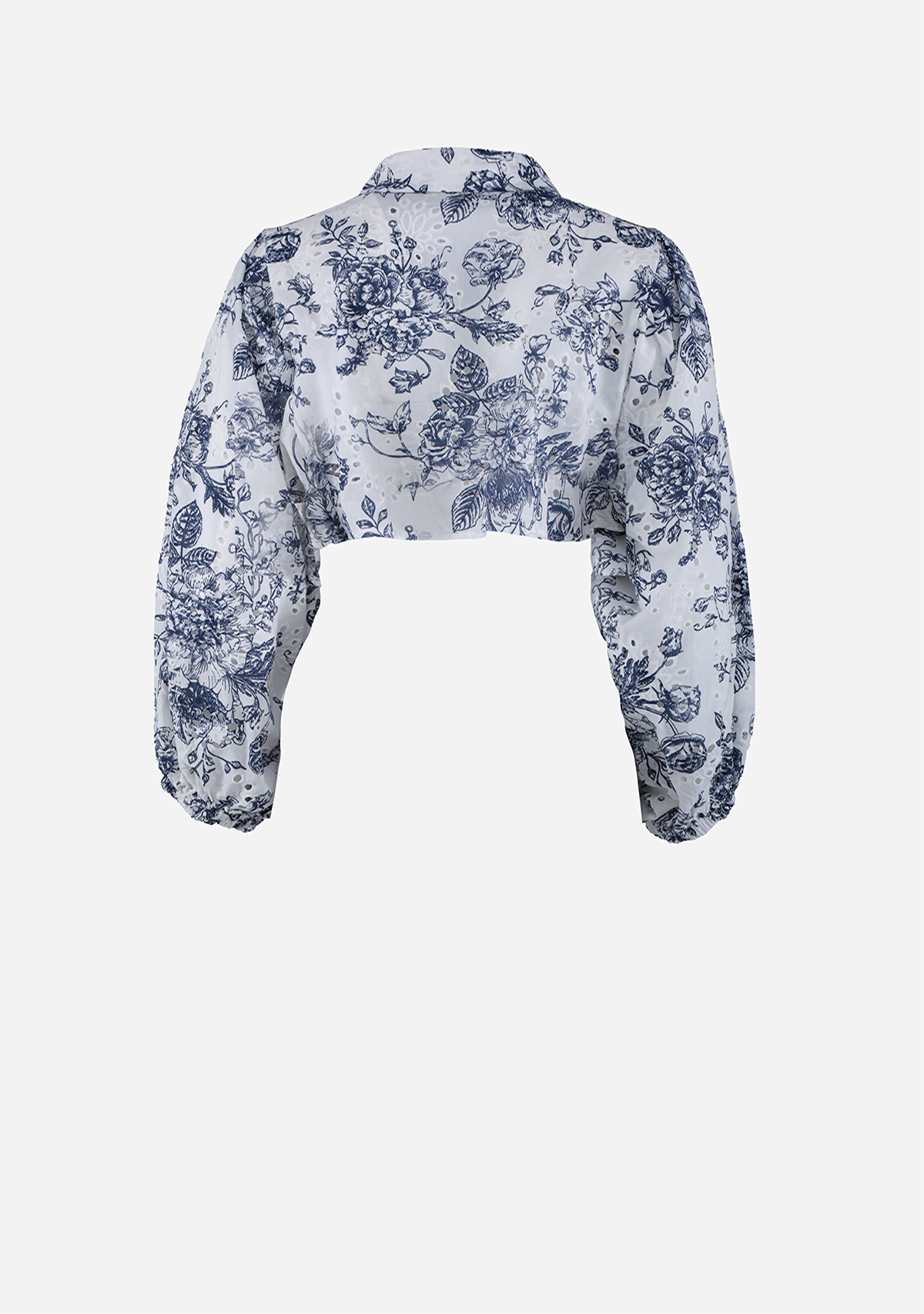 Women's Woven Shirt Navy Print