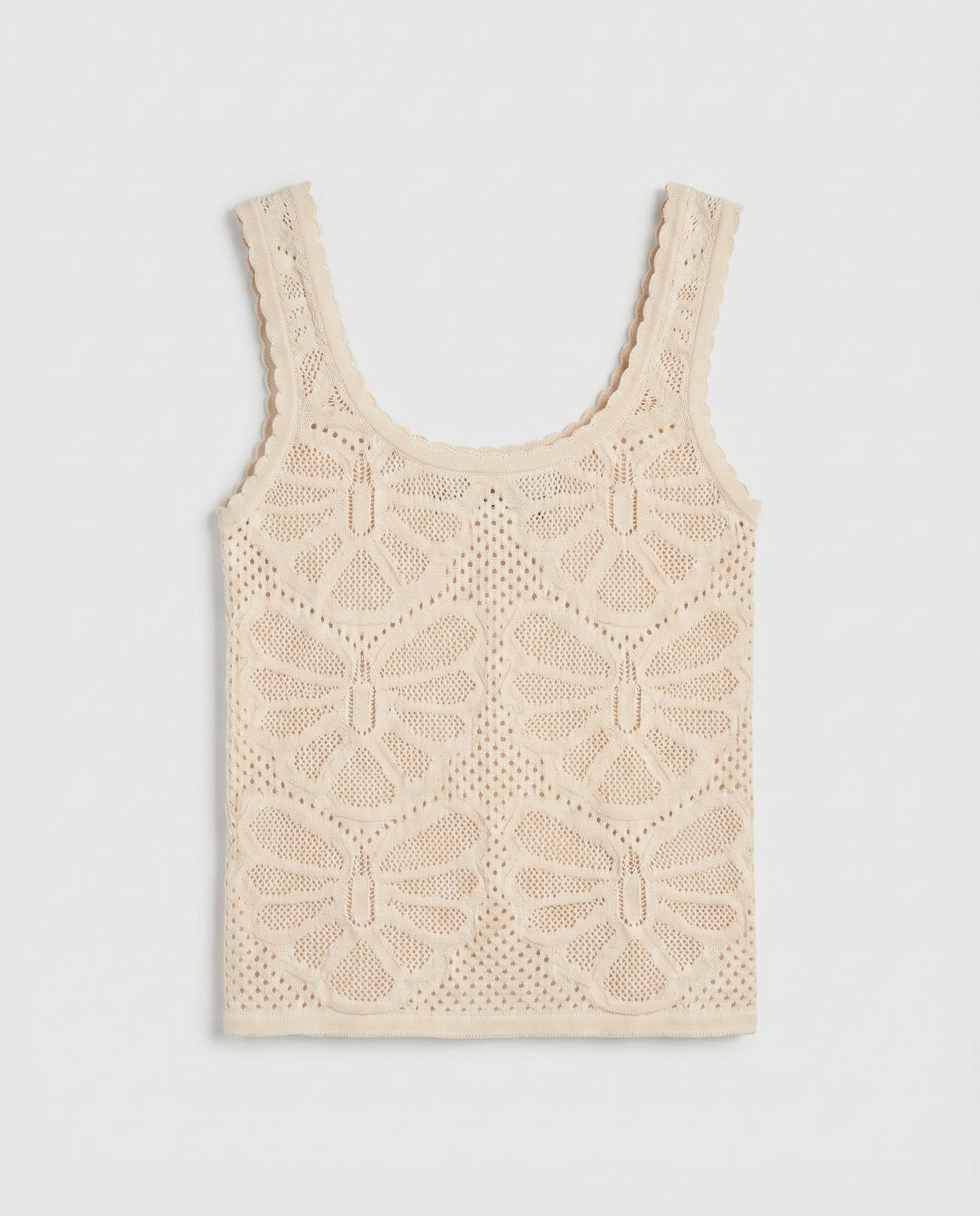 Vmcarlin Sl U-Neck Top Birch