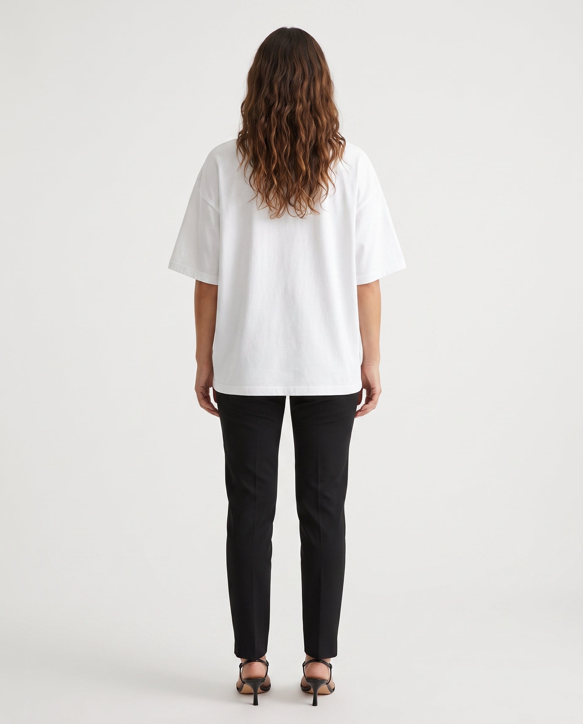 Premium Heavyweight Cotton Oversized Tee White