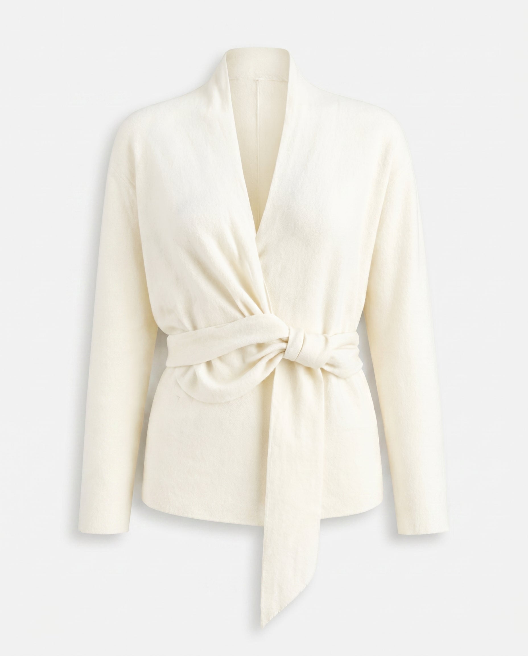Ivory Draped Top Ivory