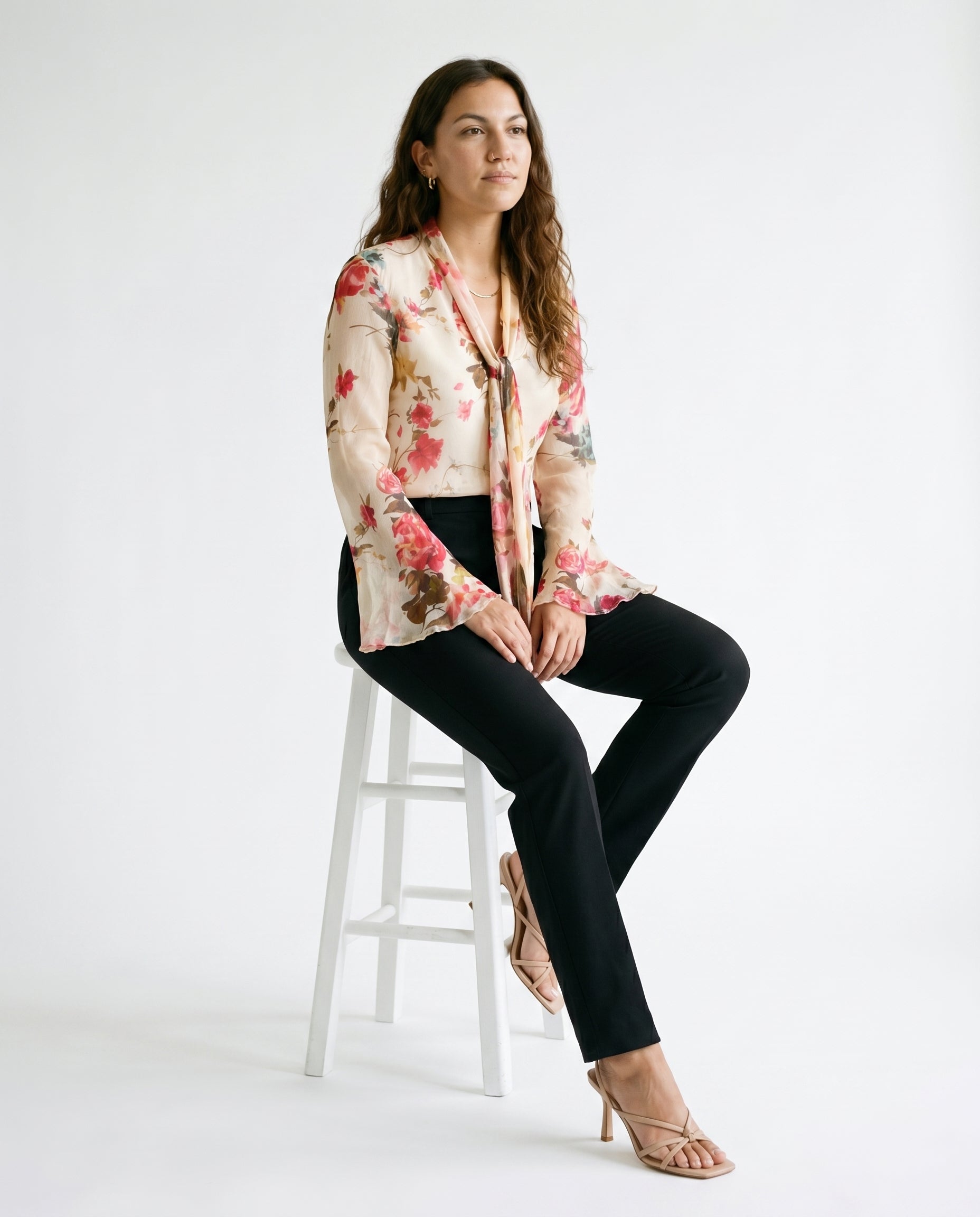 Floral Print Blouse Print