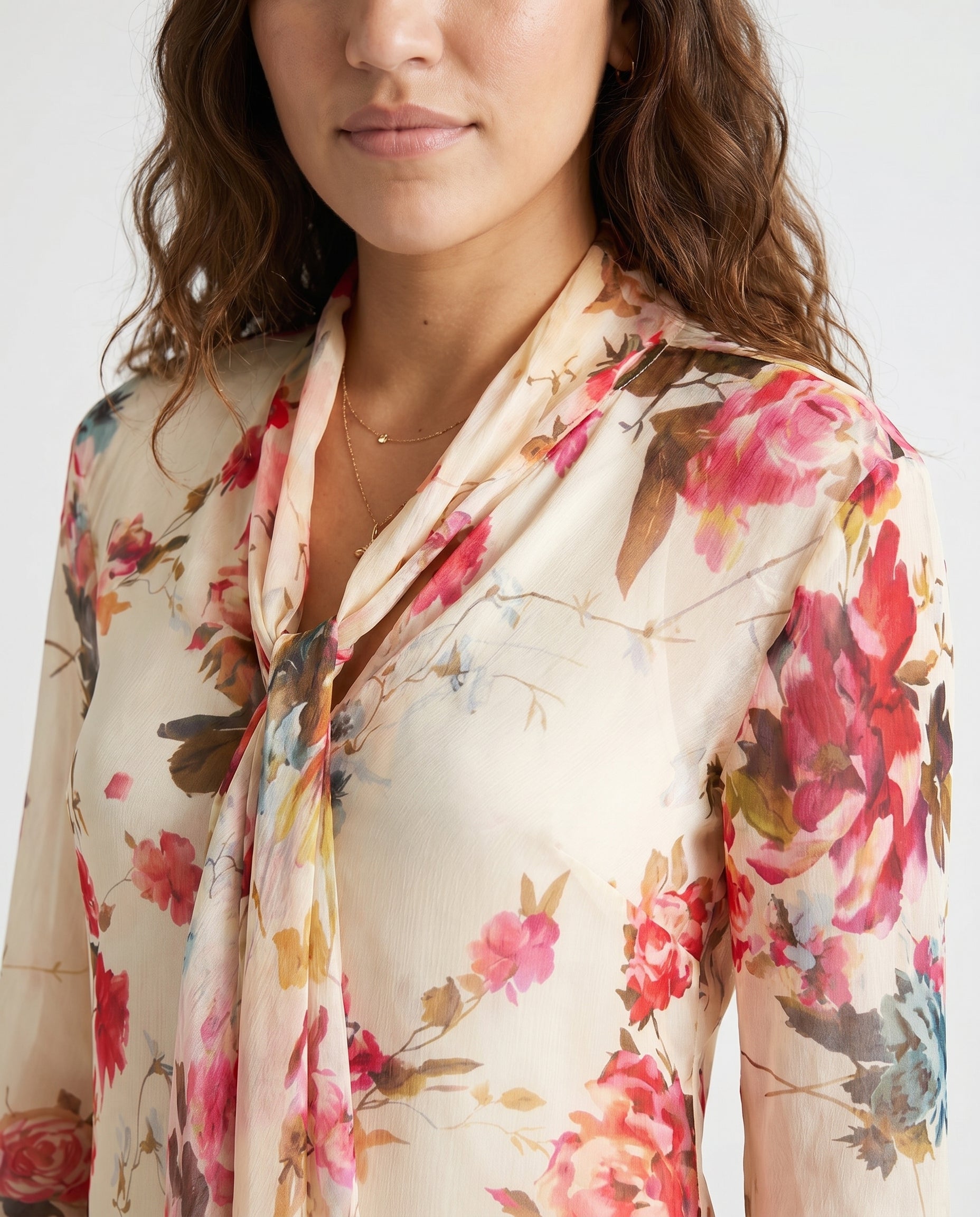 Floral Print Blouse Print