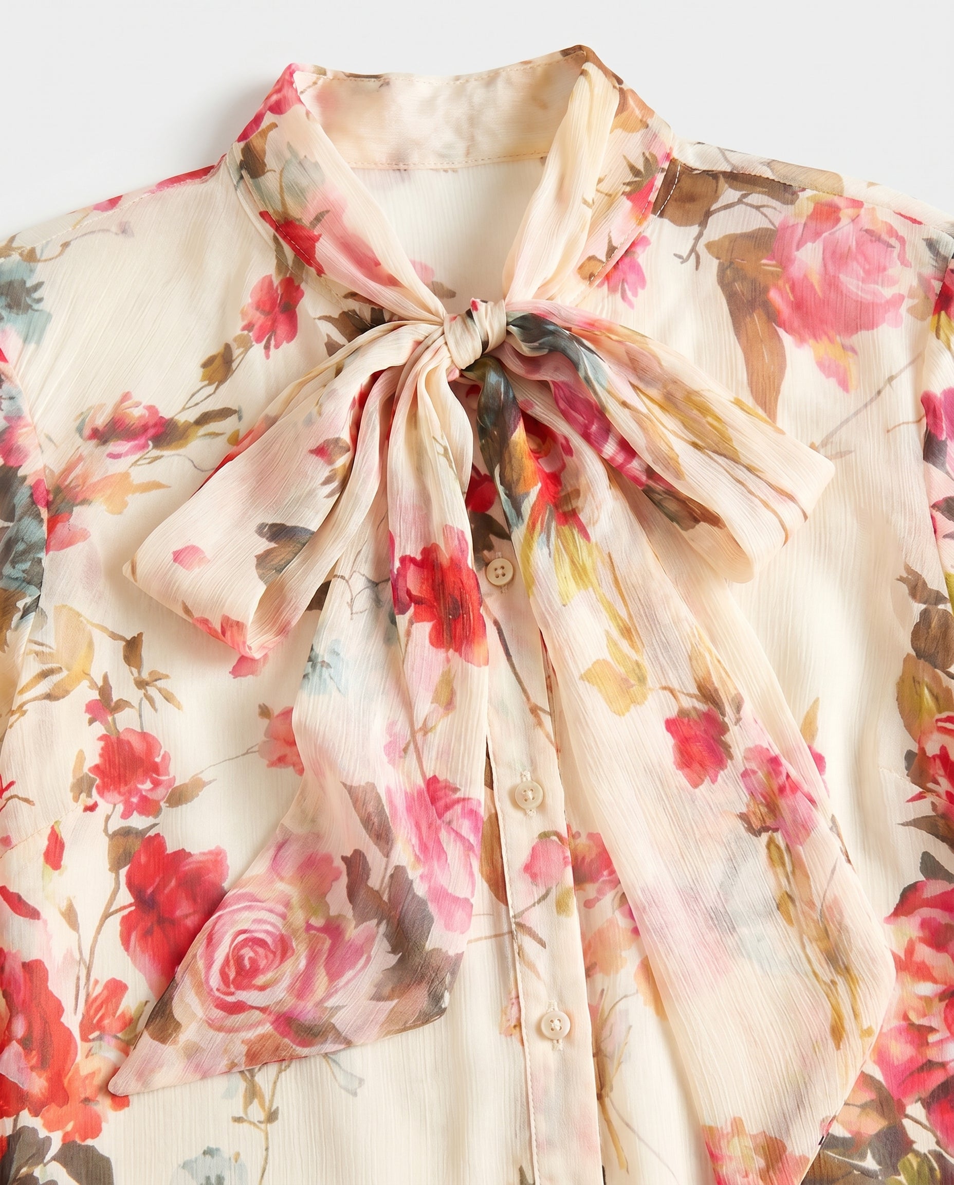 Floral Print Blouse Print