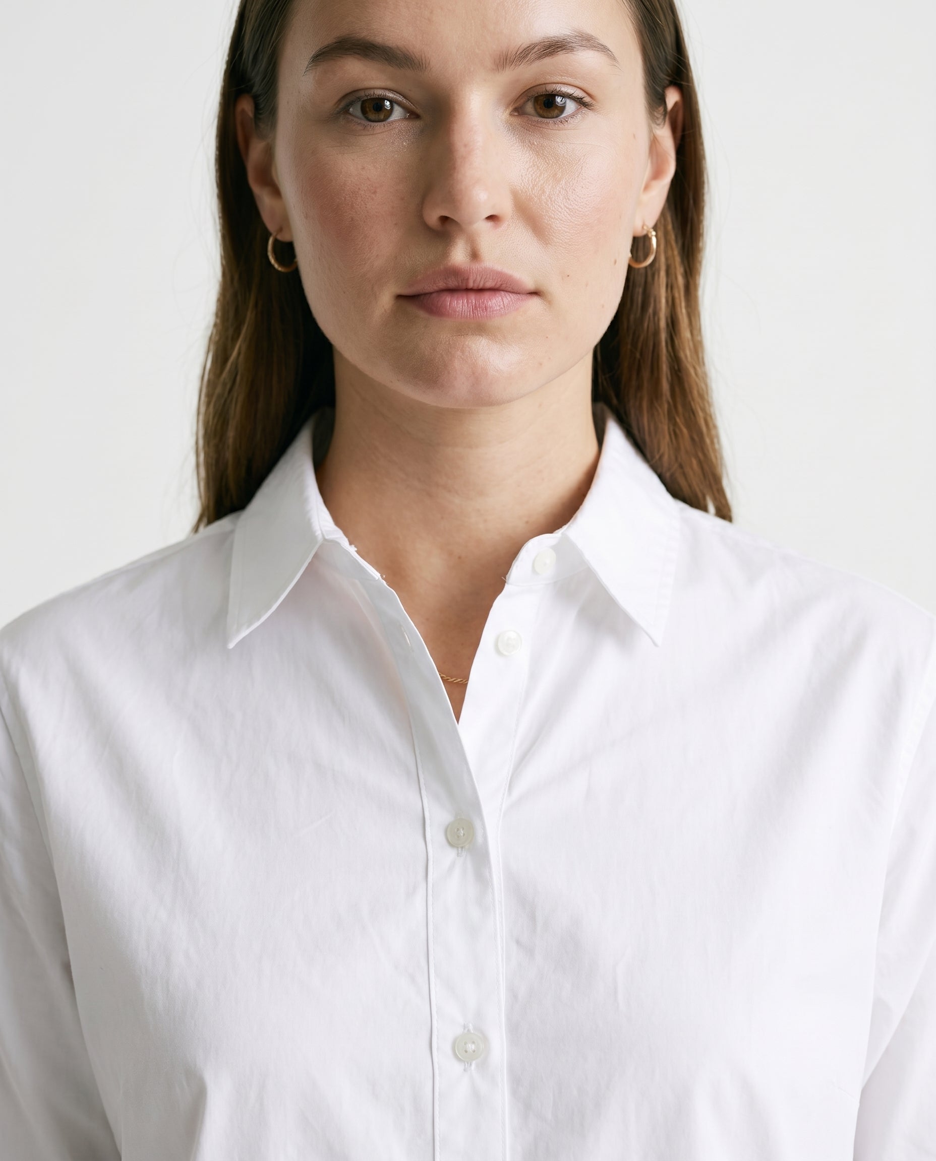 Classic Button-Down Shirt White