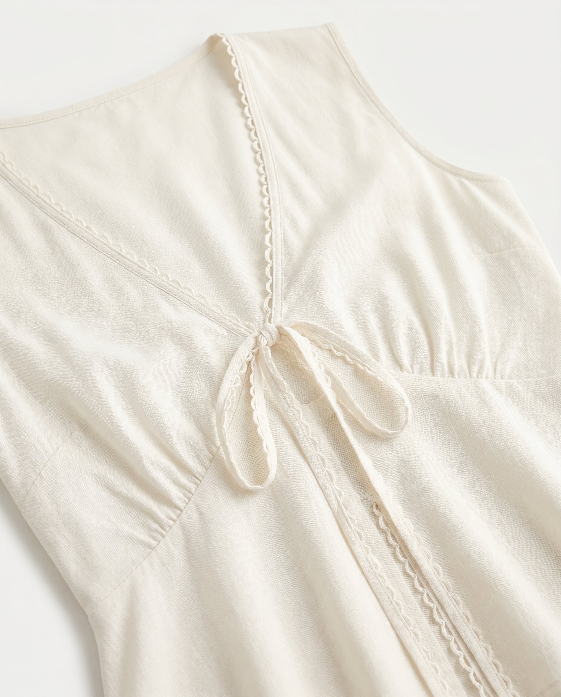 Peplum Wrap Top White