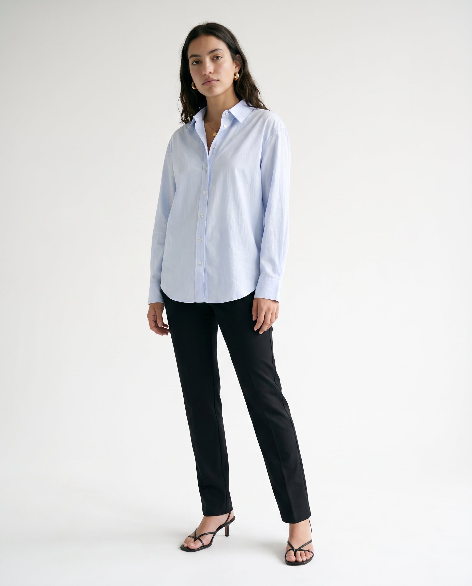Soft Gathered Blue